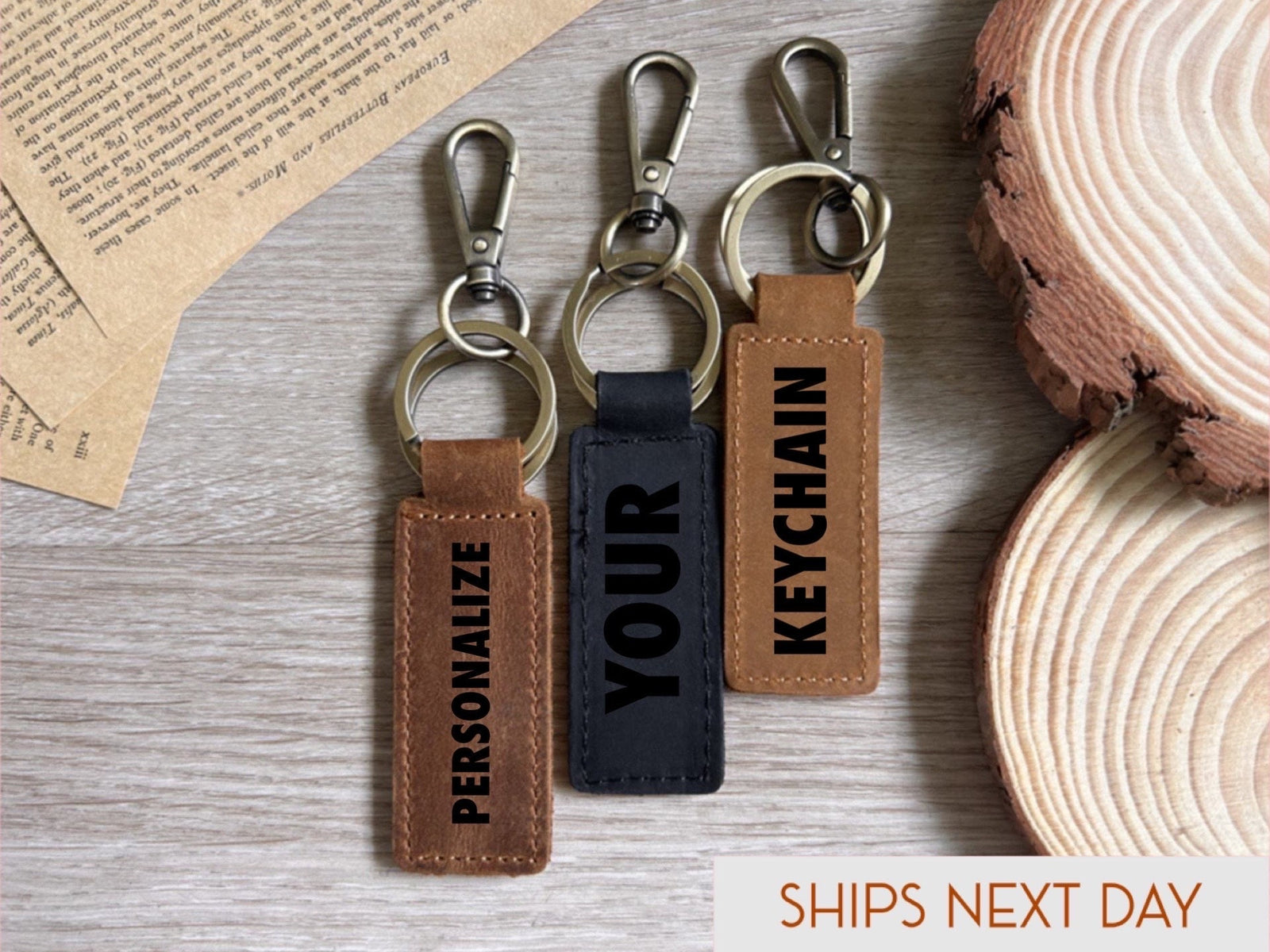 Genuine Leather Keychain
