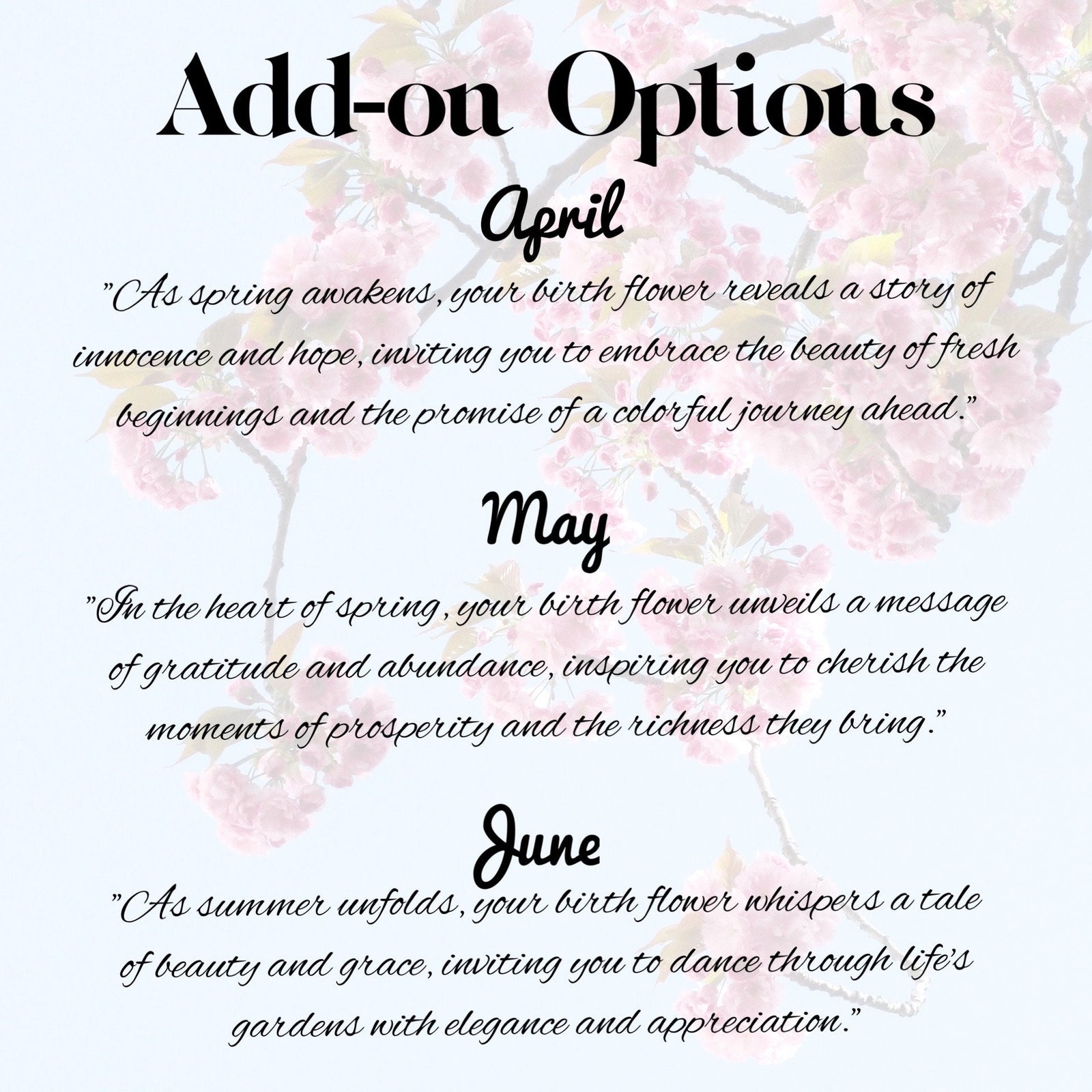 Birth Flower Passport Cover