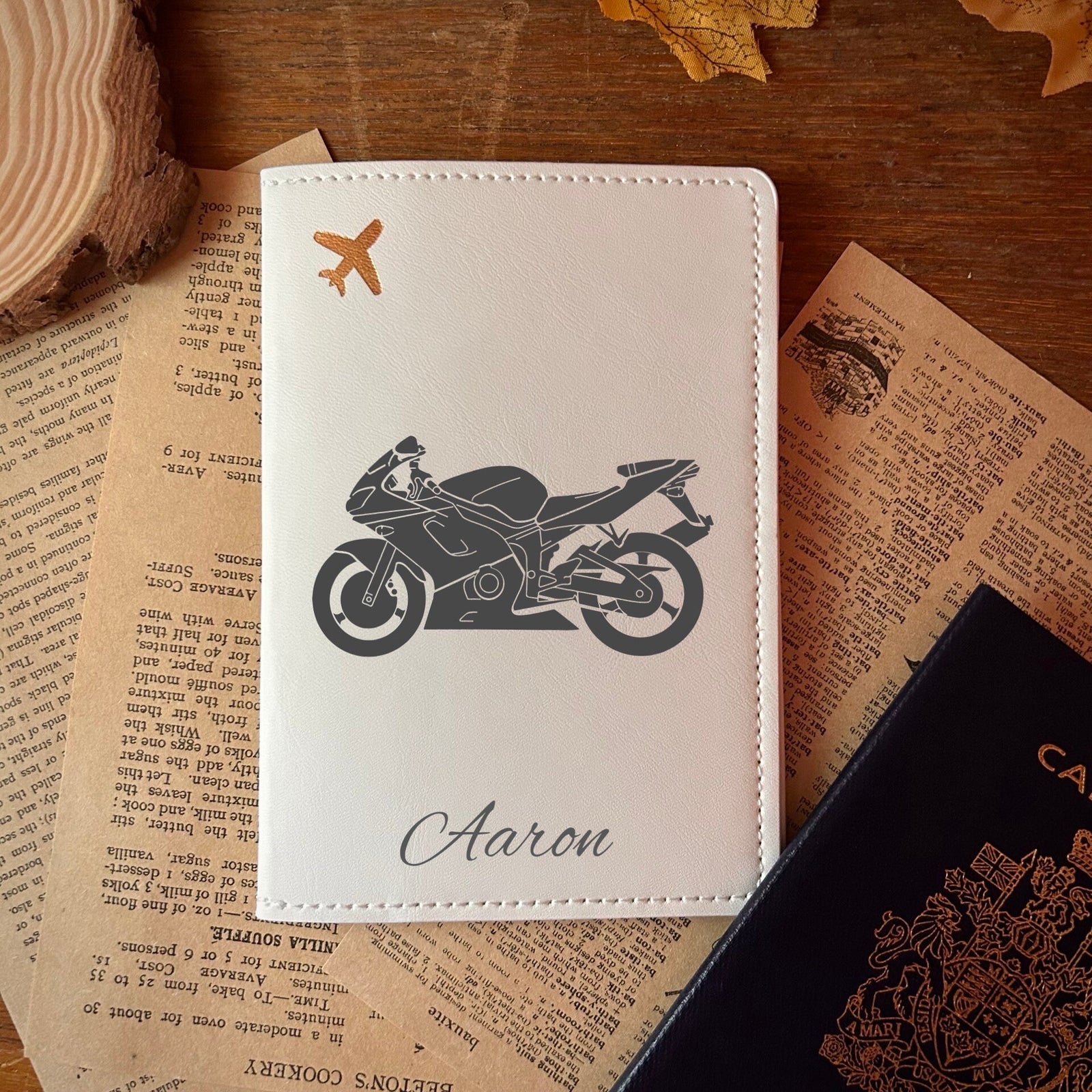 Motorcycle Passport Cover