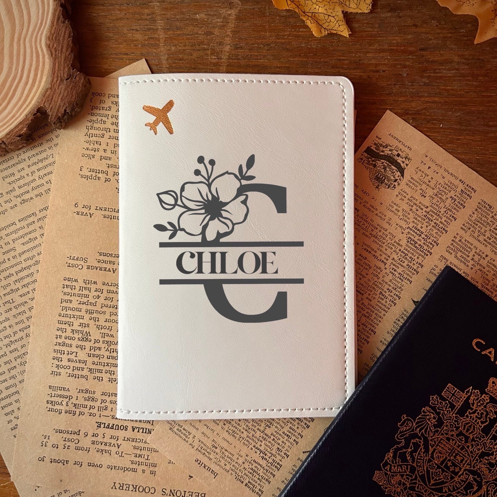 Flower Passport Cover