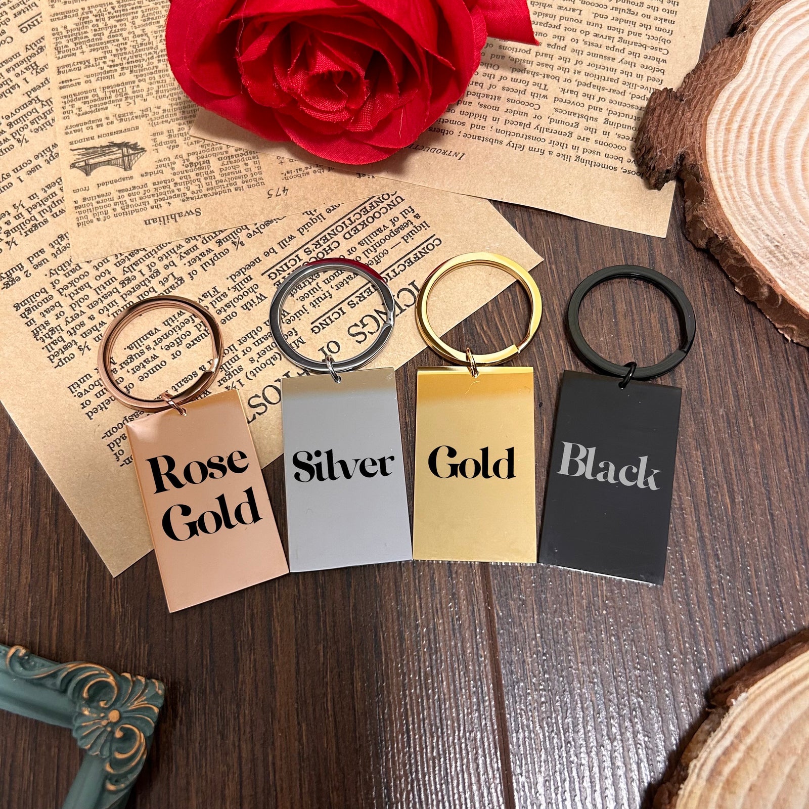 Barber Keychain Stainless Steel