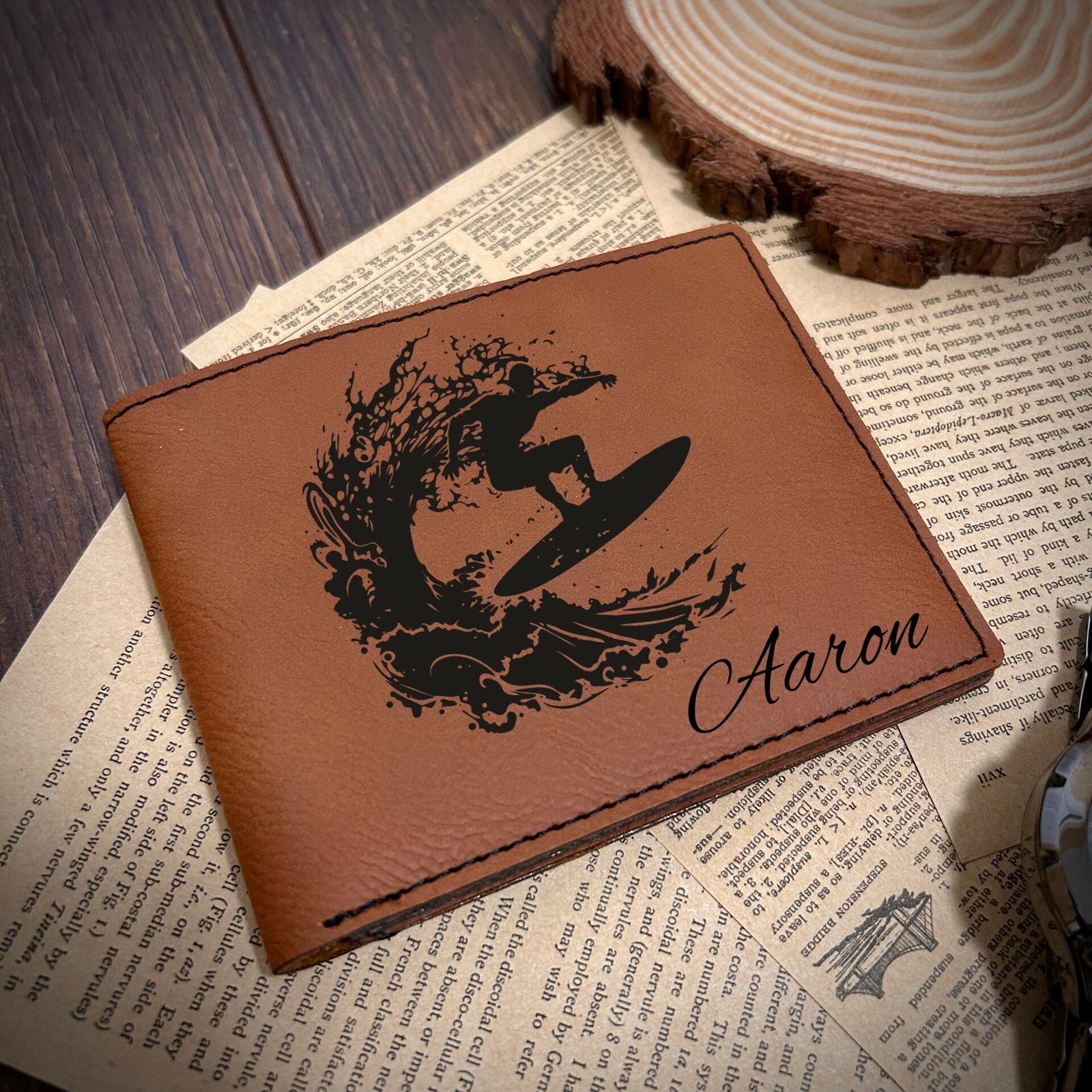 Surf Leather Wallet