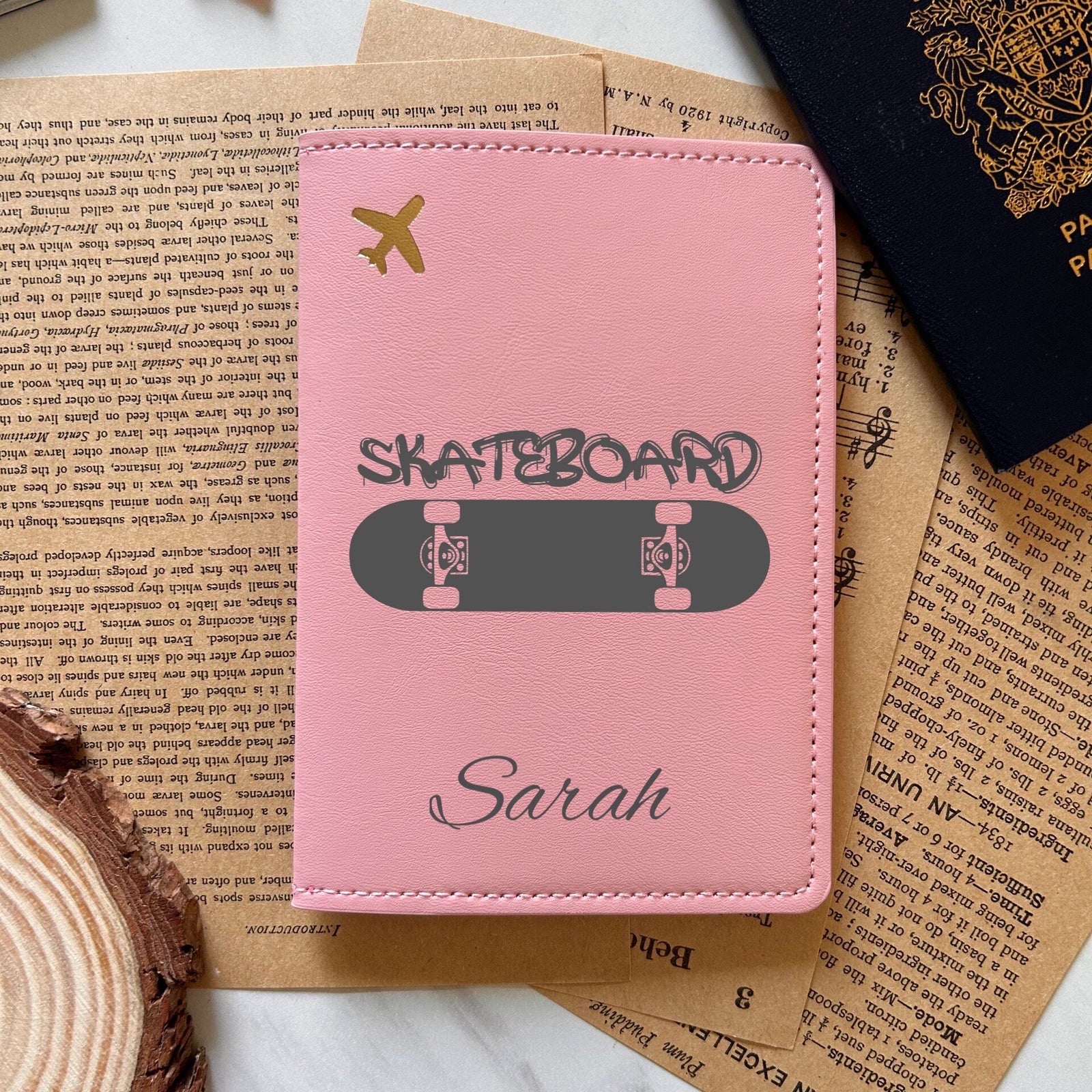 Skating Passport Cover