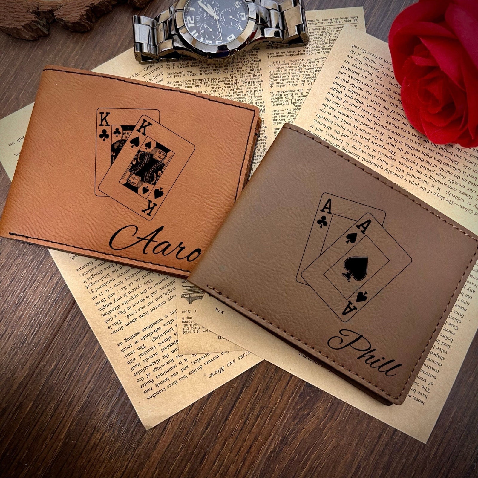 Poker Leather Wallet