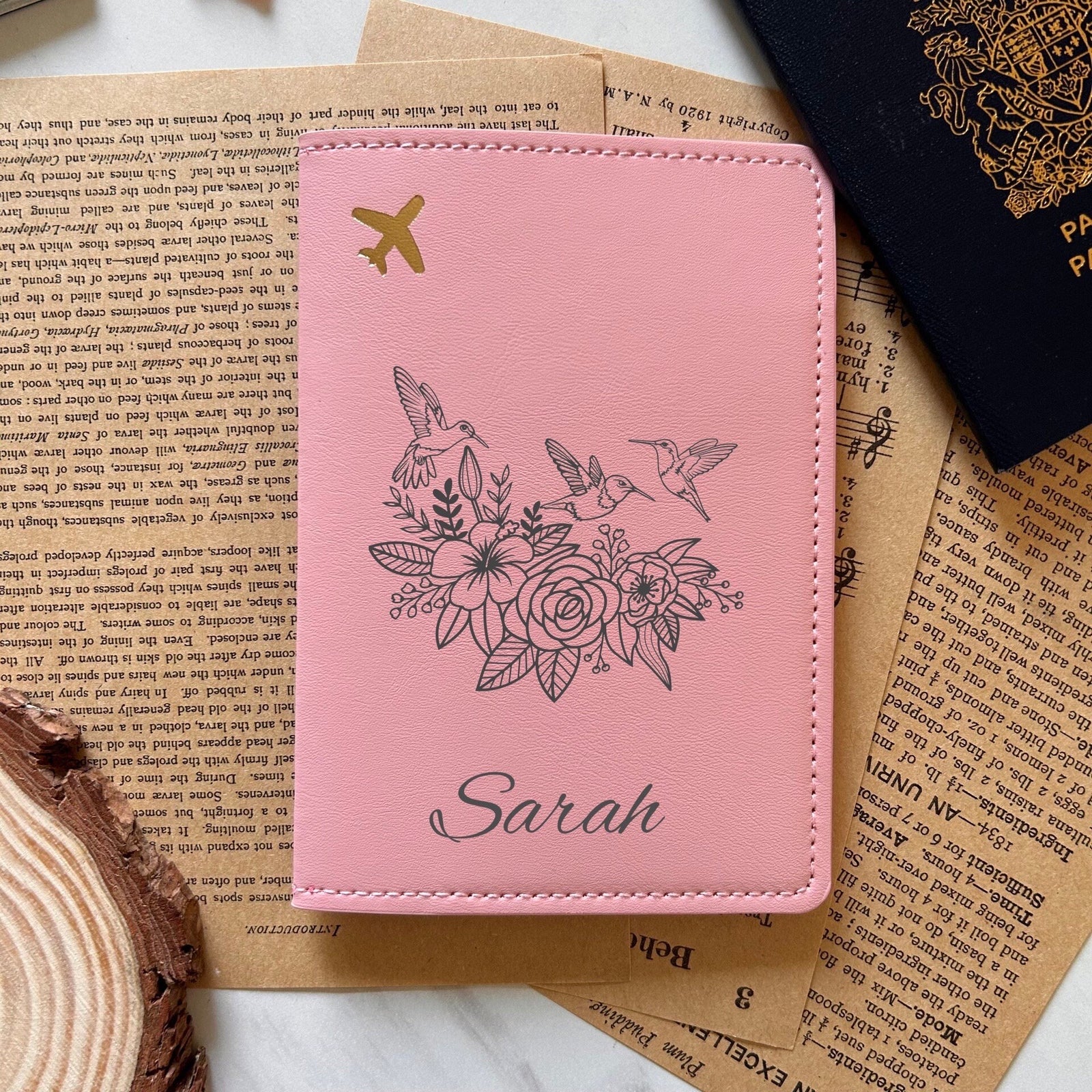 Humming Bird Passport Cover