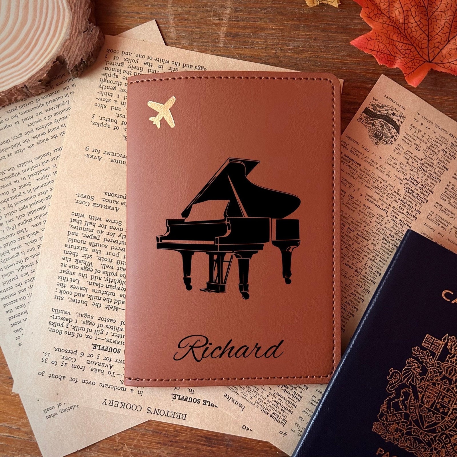 Piano Passport Cover