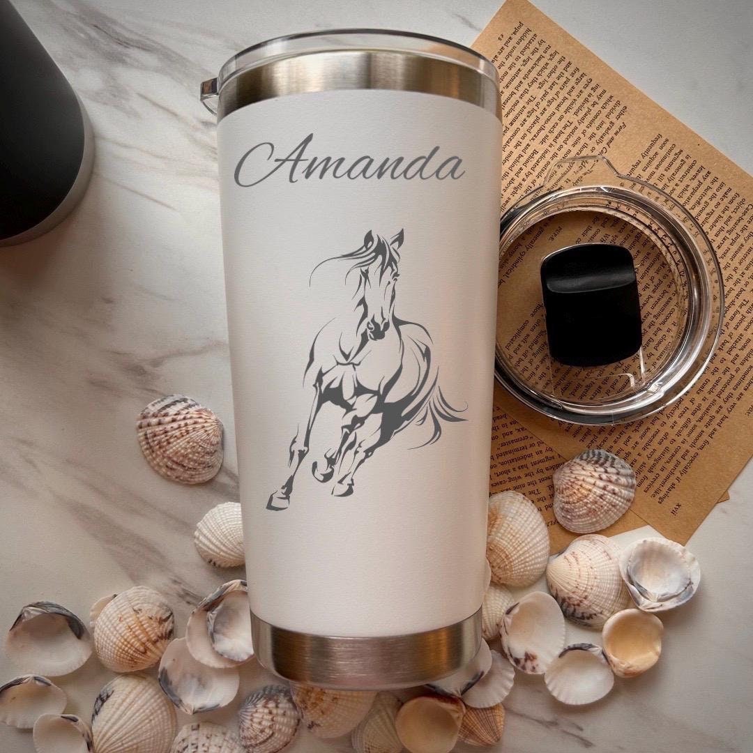 Wild Horse 20oz Engraved Tumbler