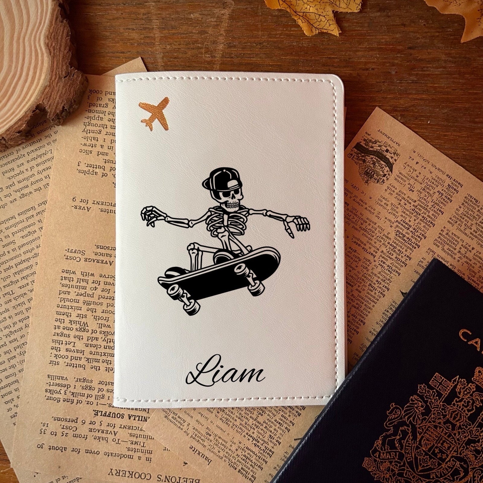 Skating Passport Cover
