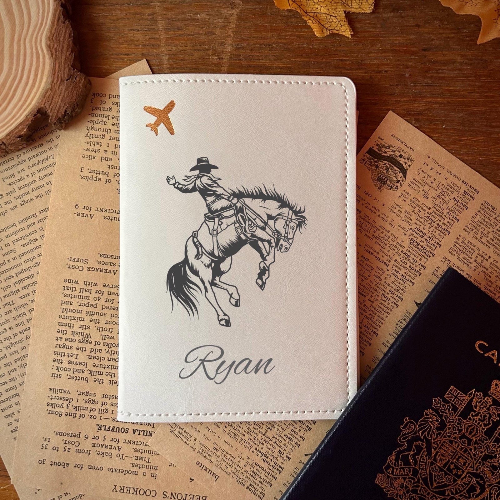 Cowboy Passport Cover