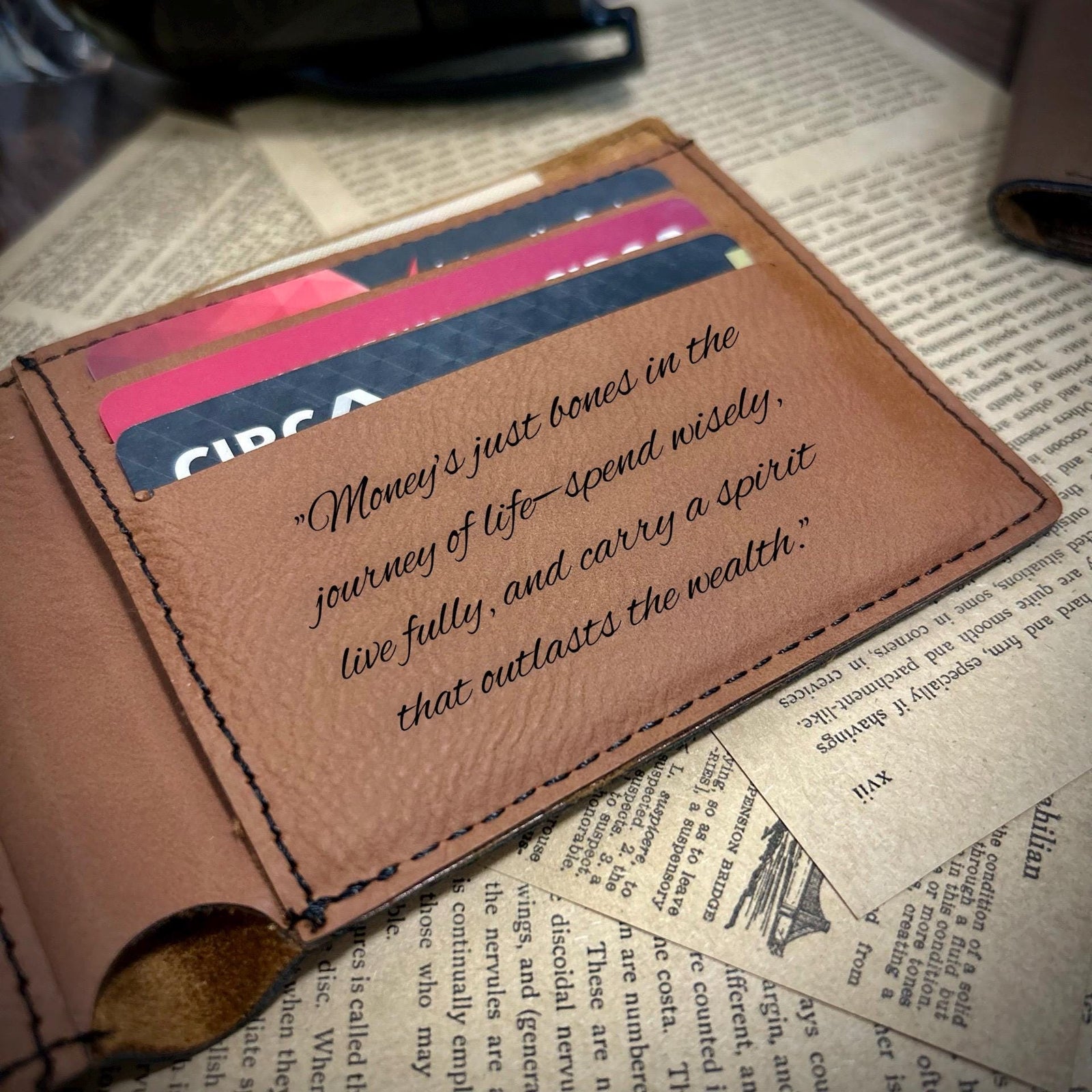 Skull Leather Wallet