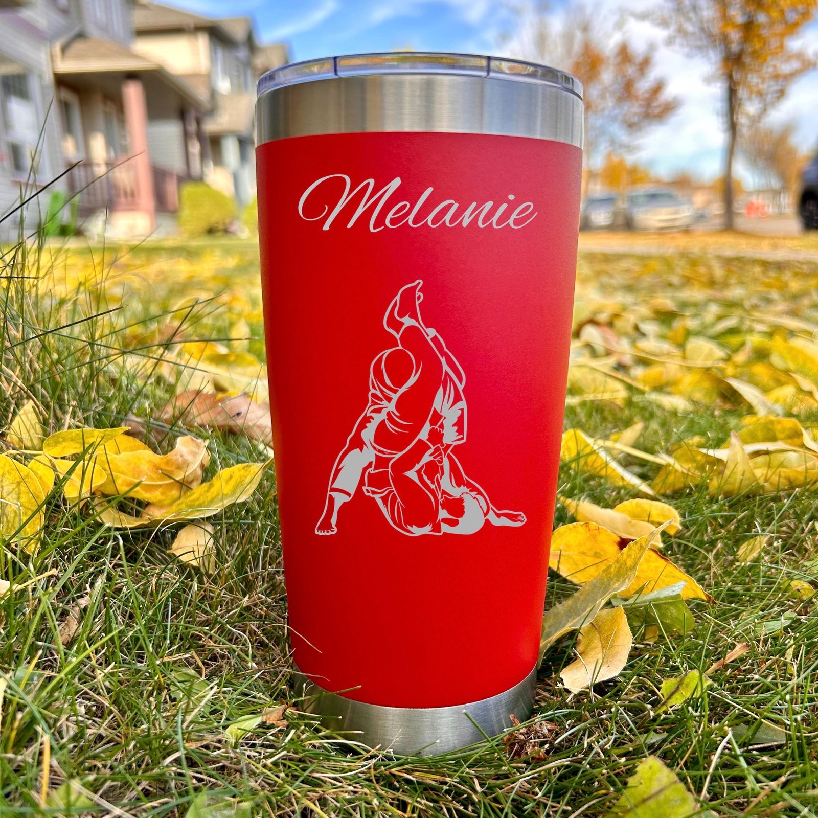 Jiu-Jitsu 20oz Engraved Tumbler