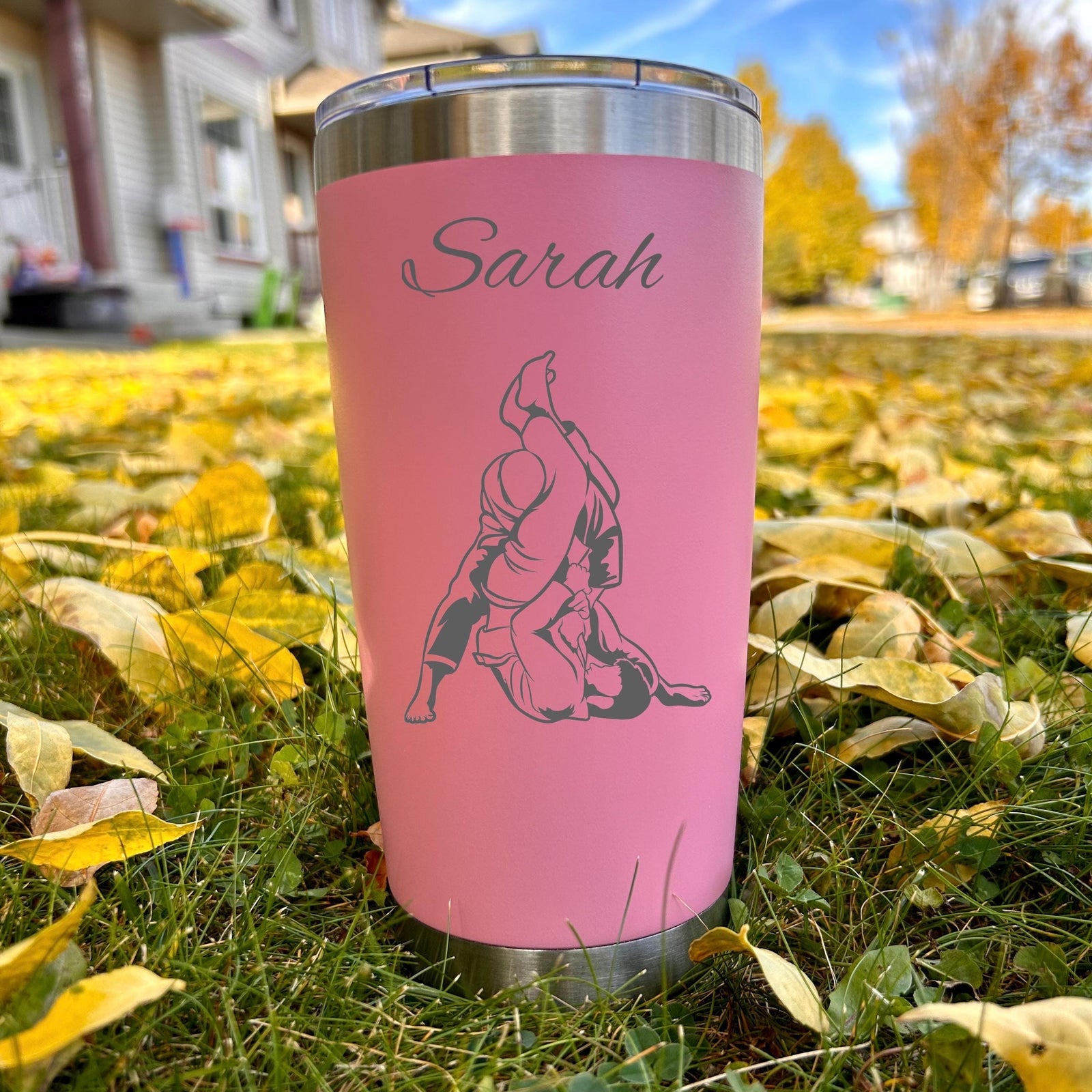 Jiu-Jitsu 20oz Engraved Tumbler