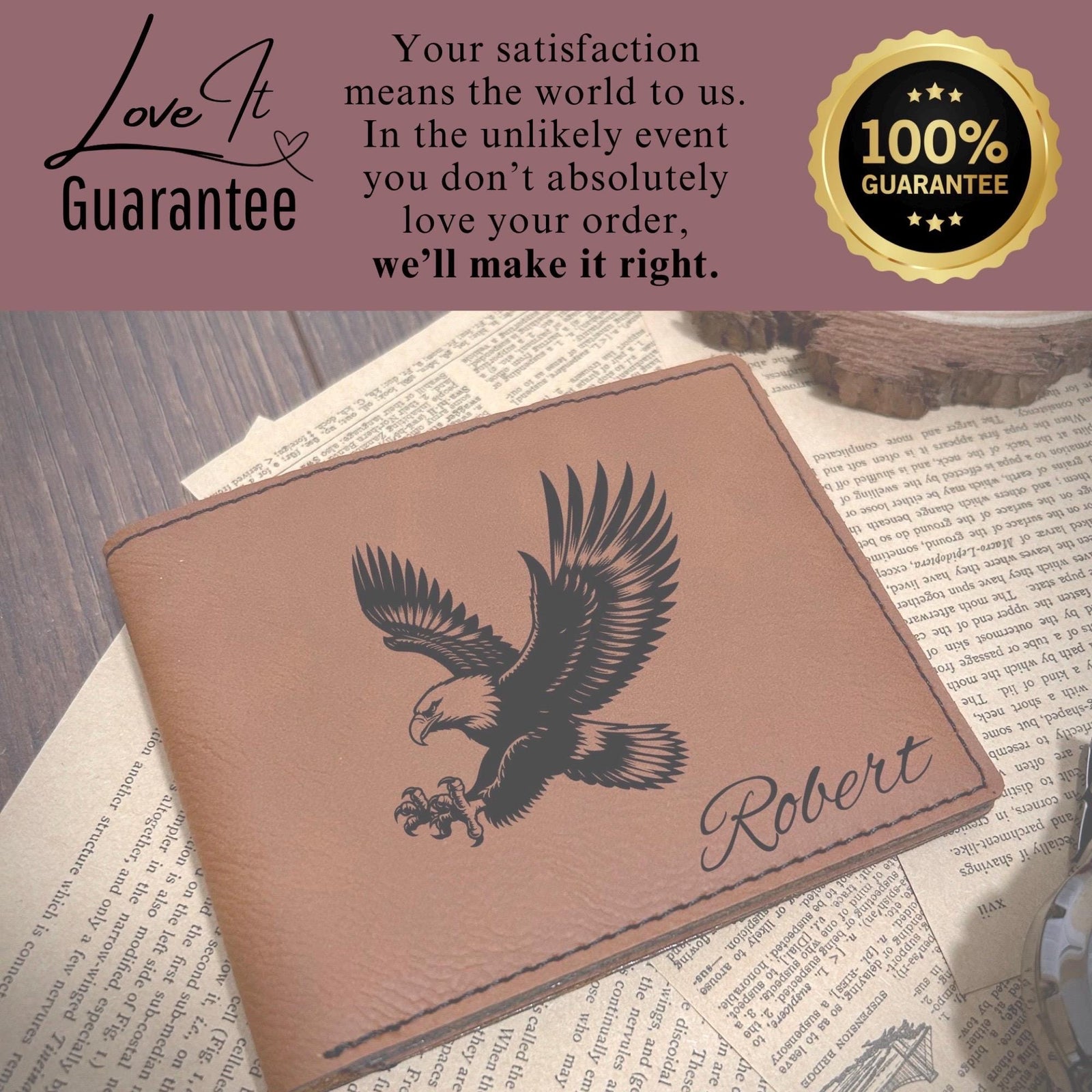 Eagle Leather Wallet