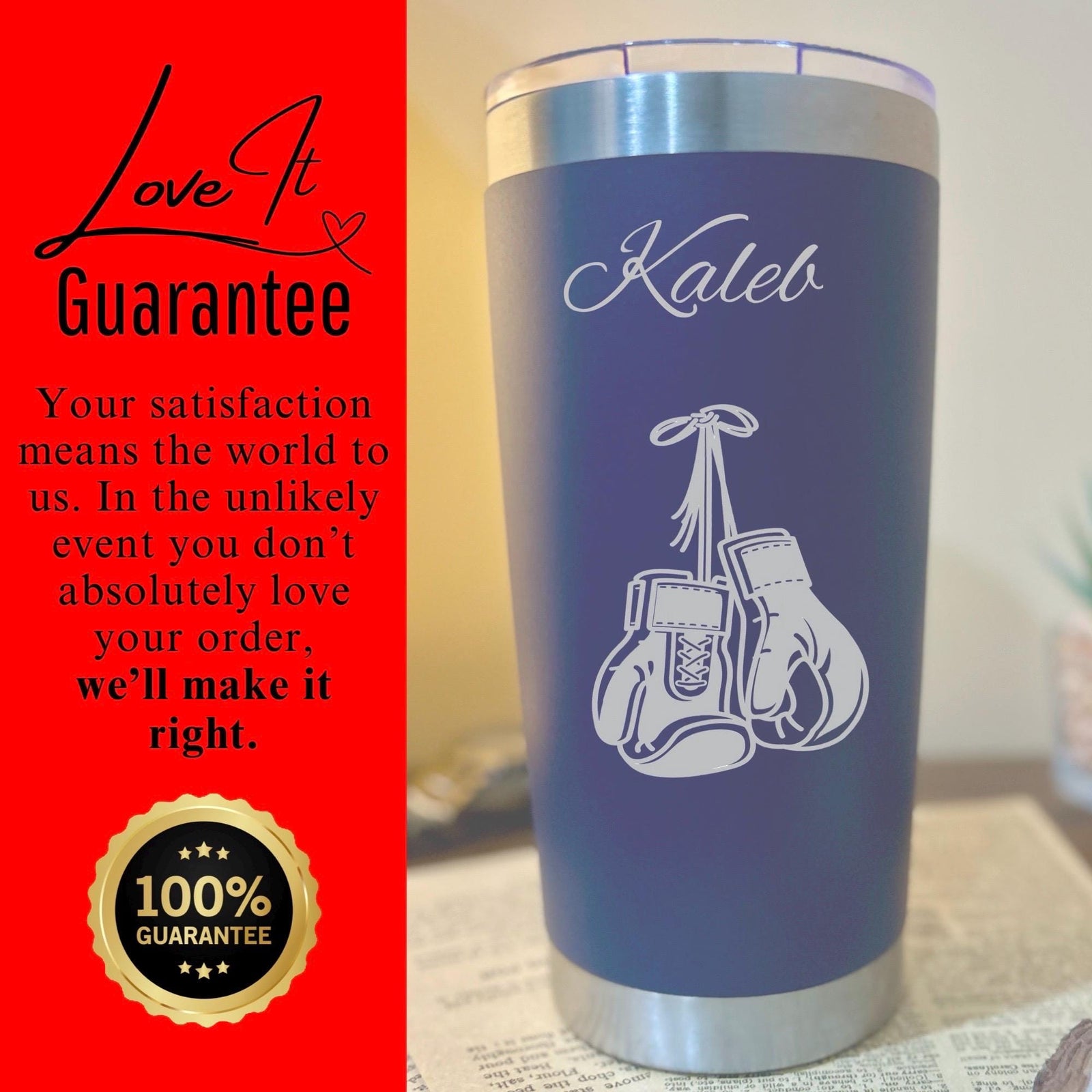 Boxing 20oz Engraved Tumbler