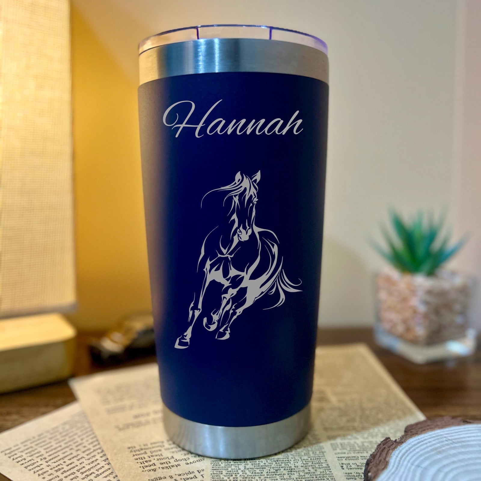 Horse 20oz Engraved Tumbler