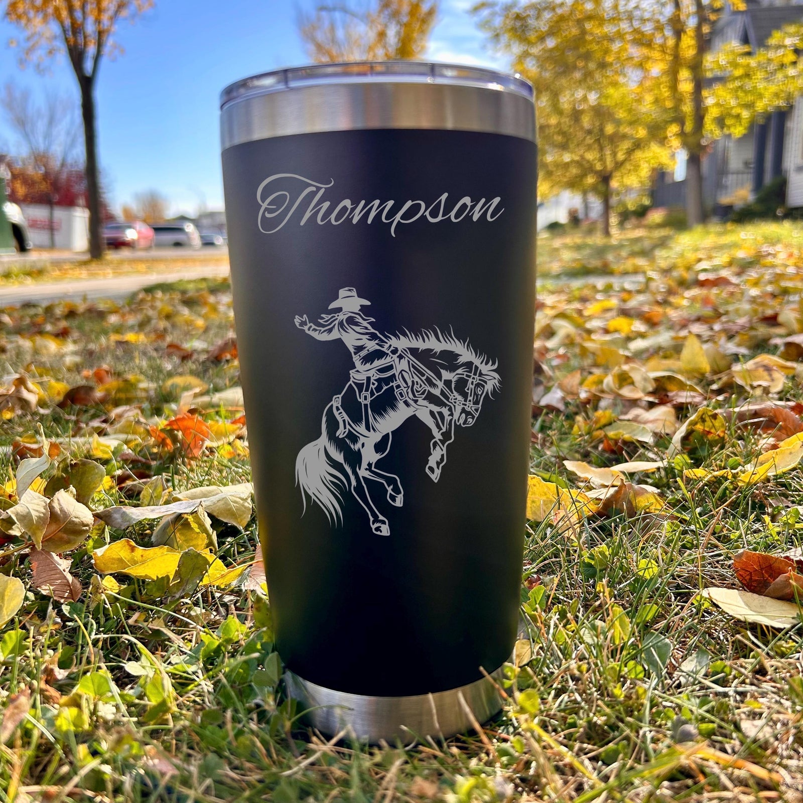 Cowboy 20oz Engraved Tumbler
