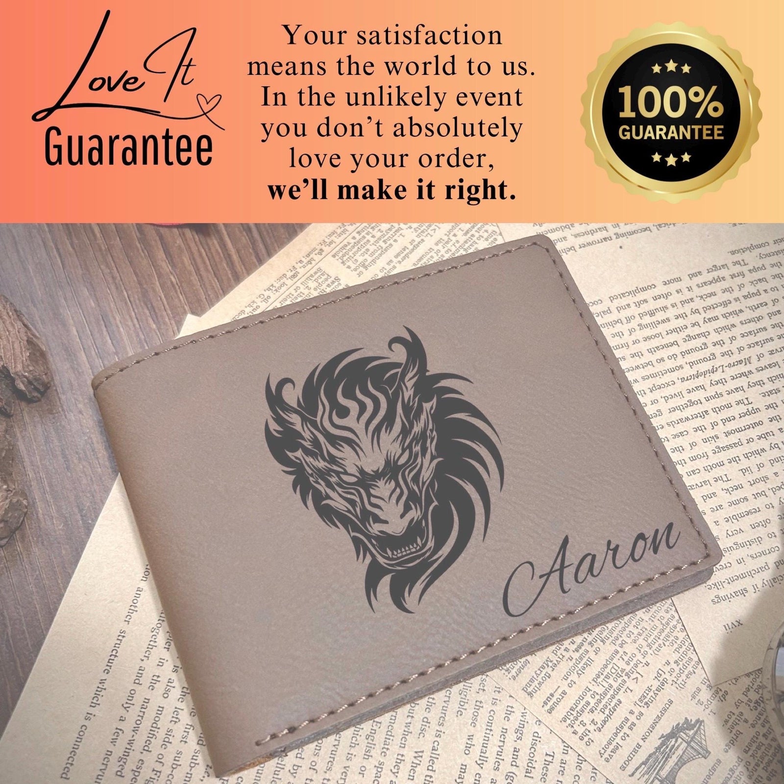 Dragon Leather Wallet