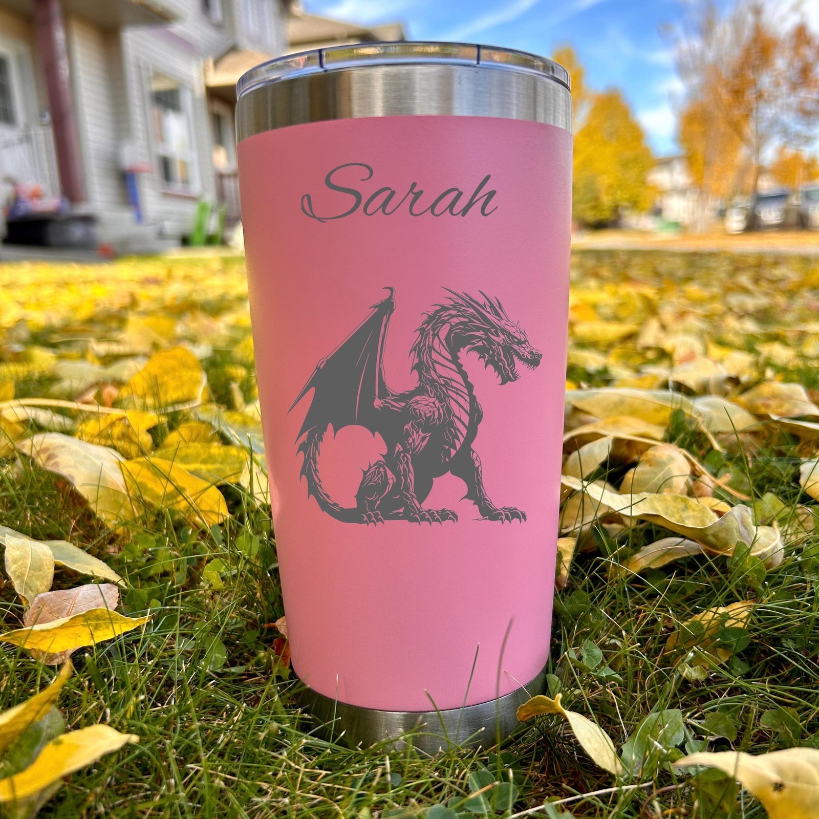 Dragon 20oz Engraved Tumbler