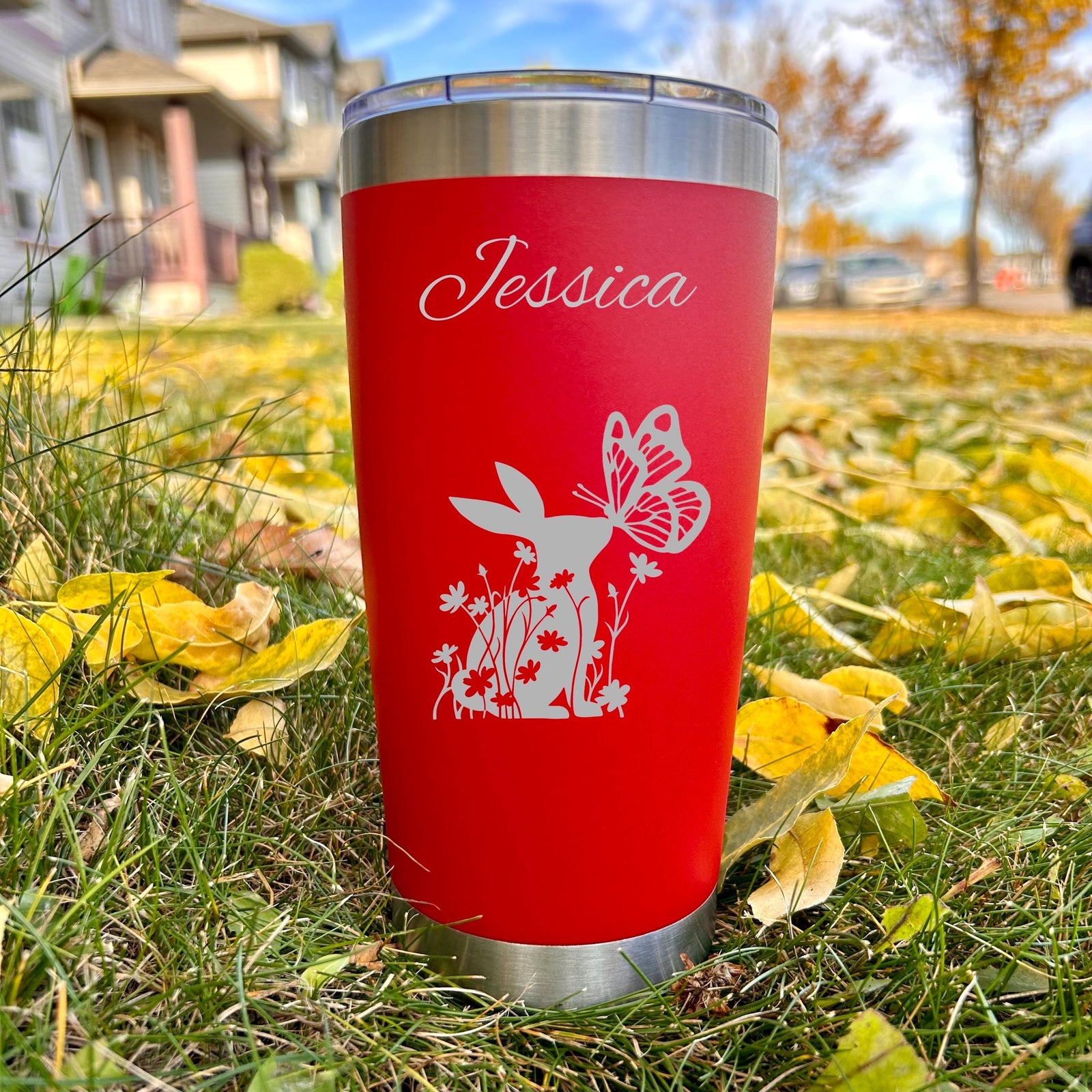 Bunny 20oz Engraved Tumbler