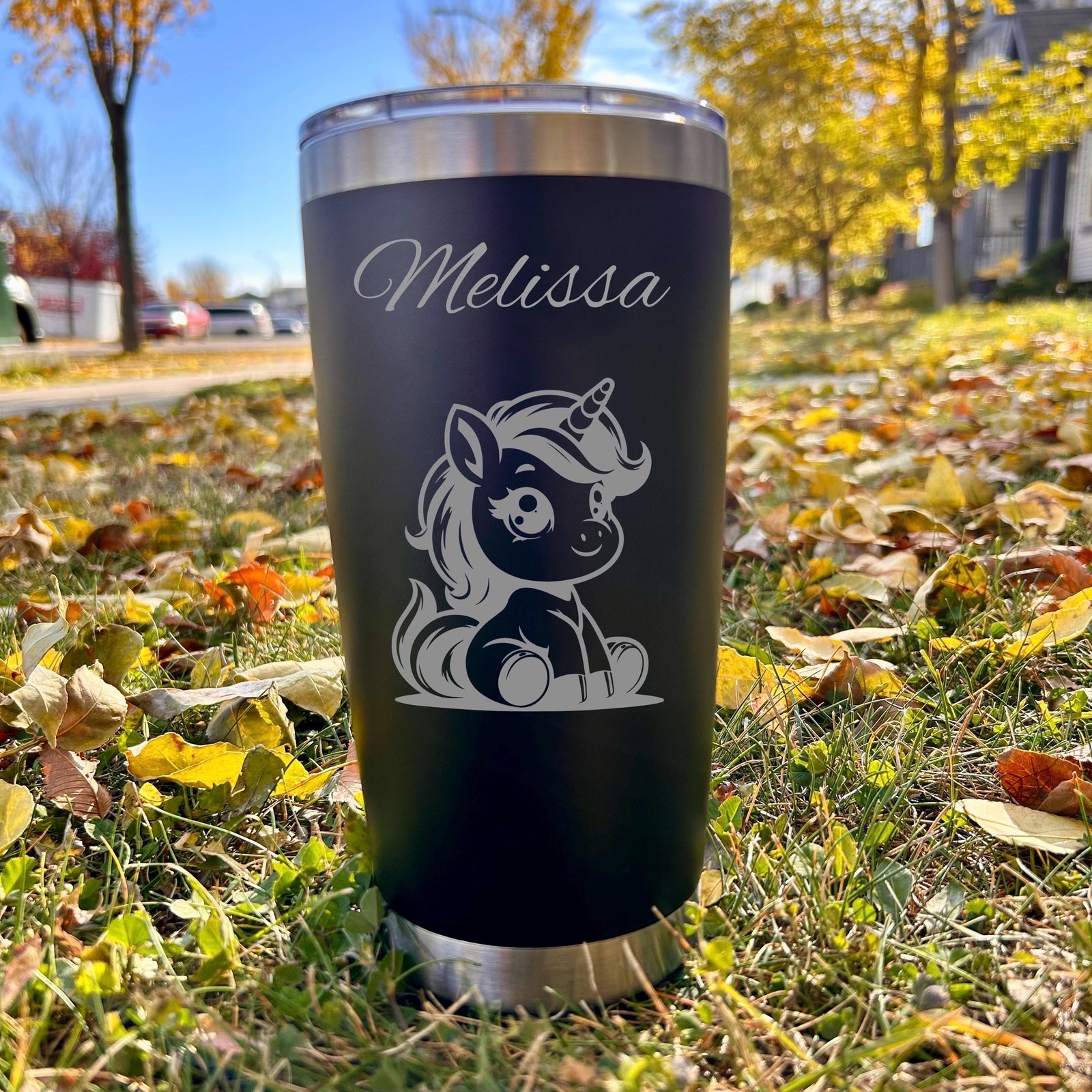 Unicorn 20oz Engraved Tumbler