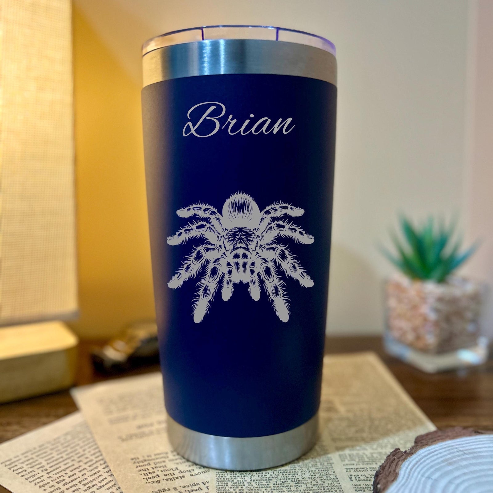 Spider 20oz Engraved Tumbler