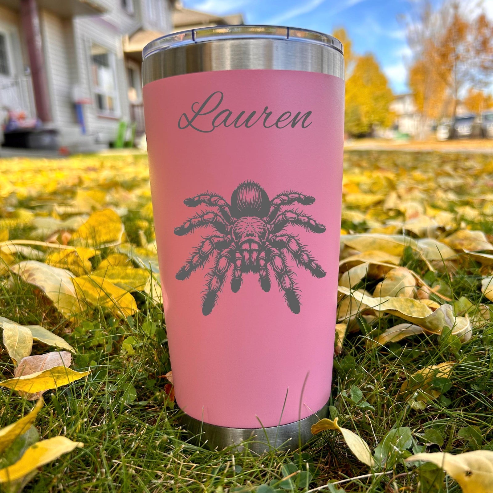 Spider 20oz Engraved Tumbler