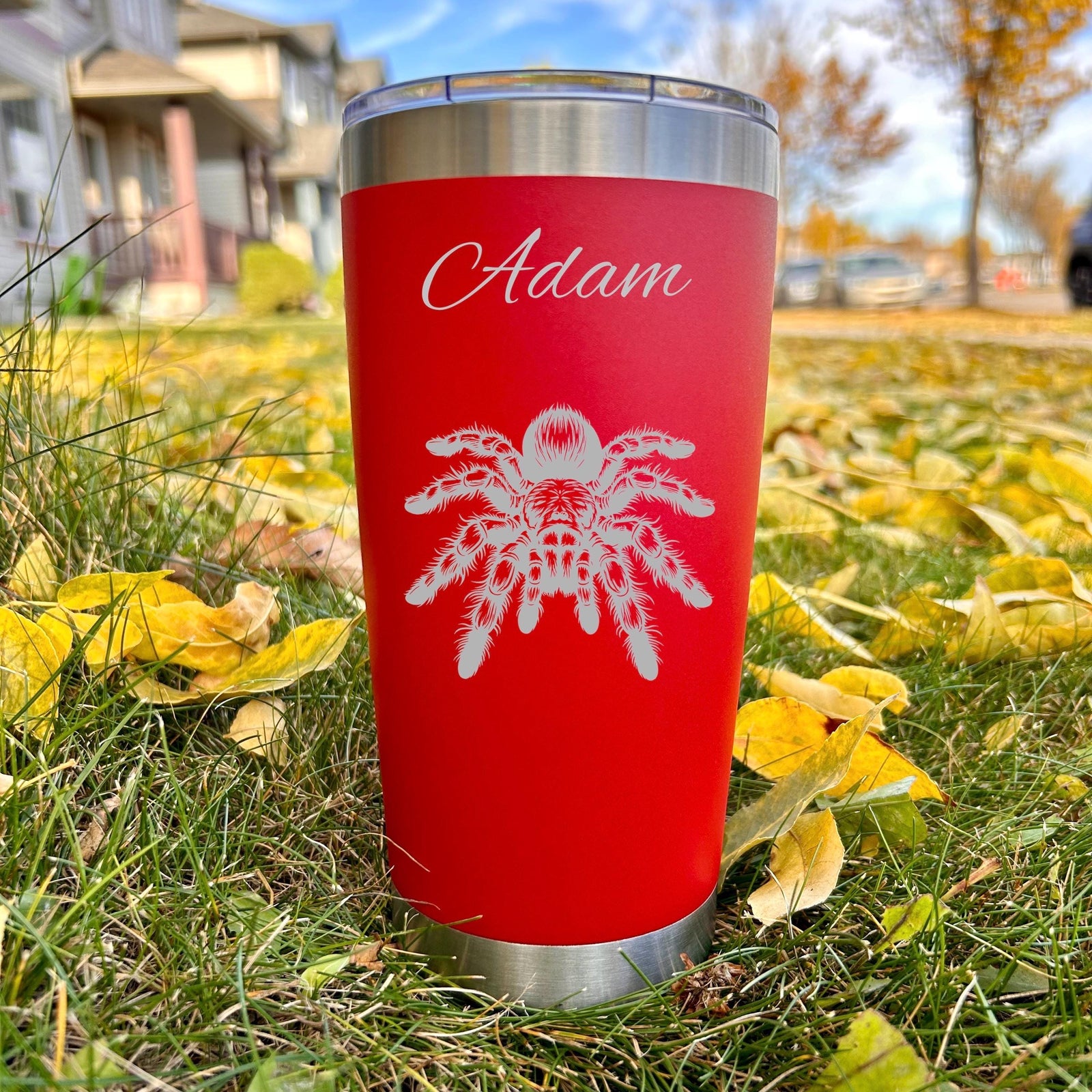 Spider 20oz Engraved Tumbler