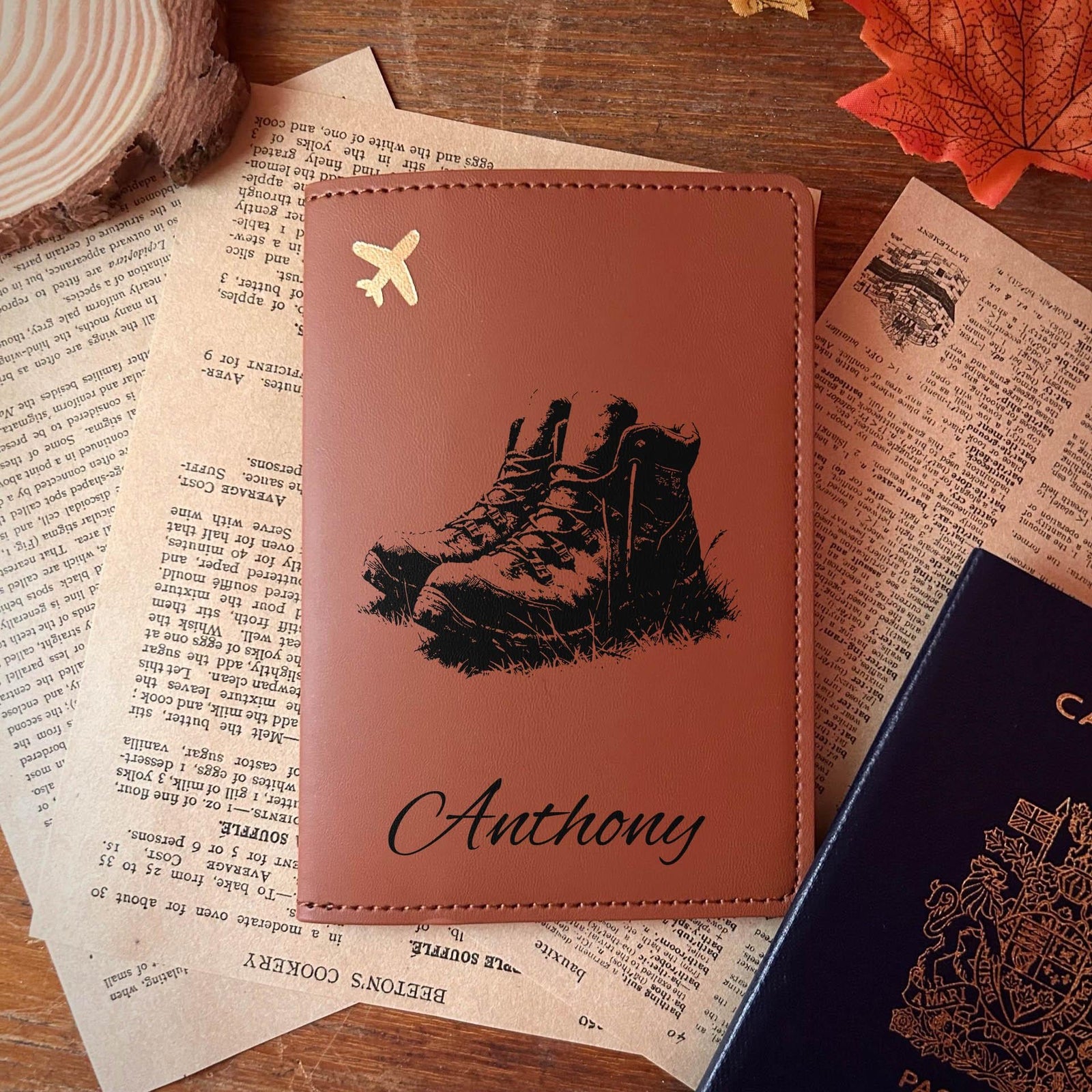 Hiker Boots Passport Cover – Design #15