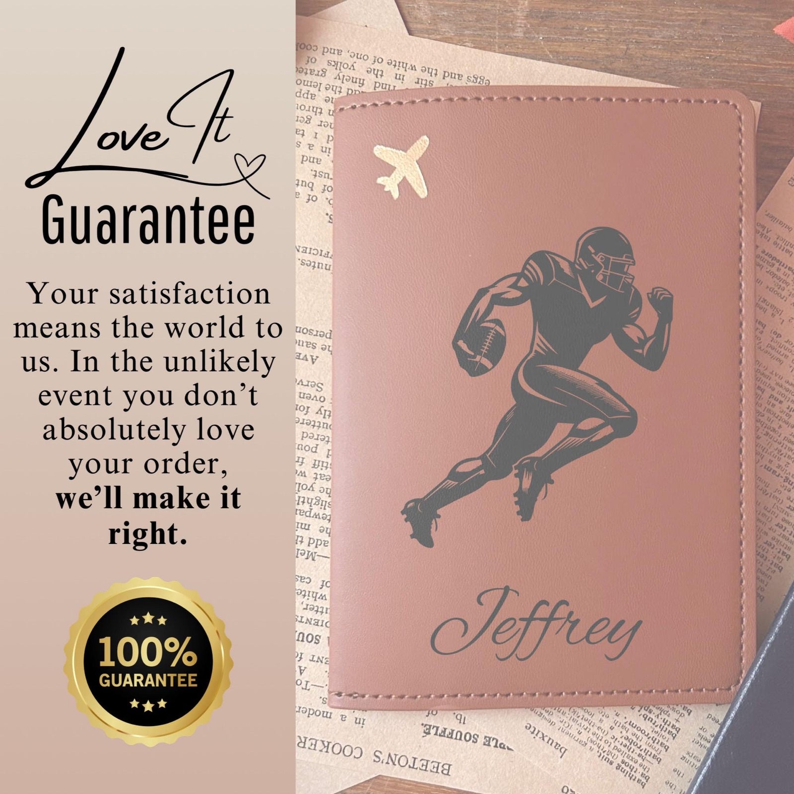 Football Player Passport Cover – Design #14
