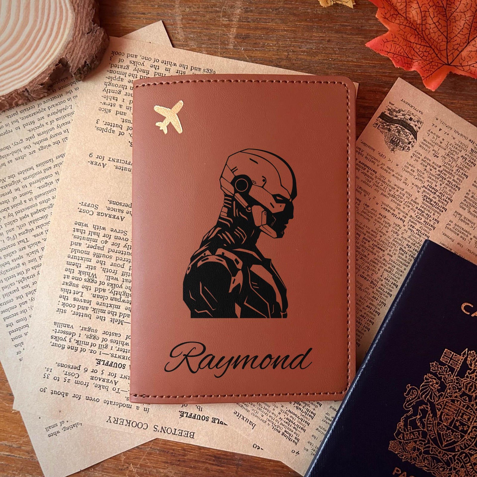 Cyborg Passport Cover – Design #11