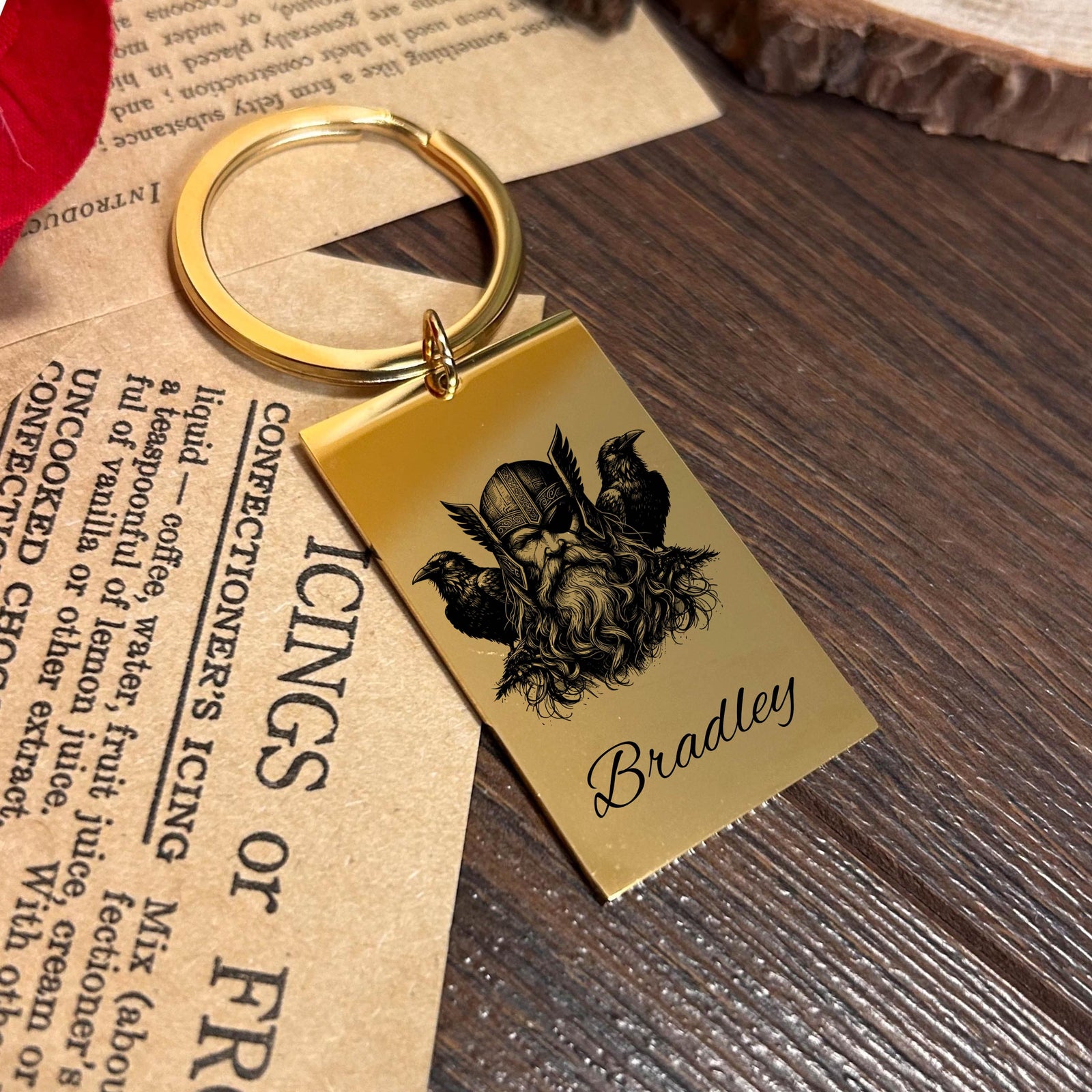 Odin Keychain Stainless Steel