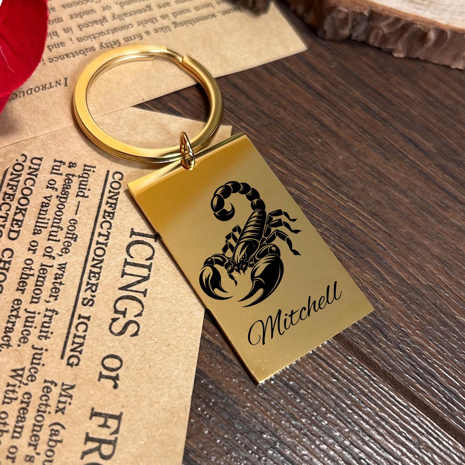 Scorpion Keychain Stainless Steel