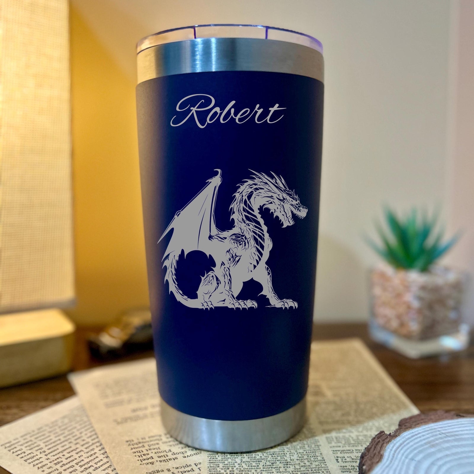 Dragon 20oz Engraved Tumbler