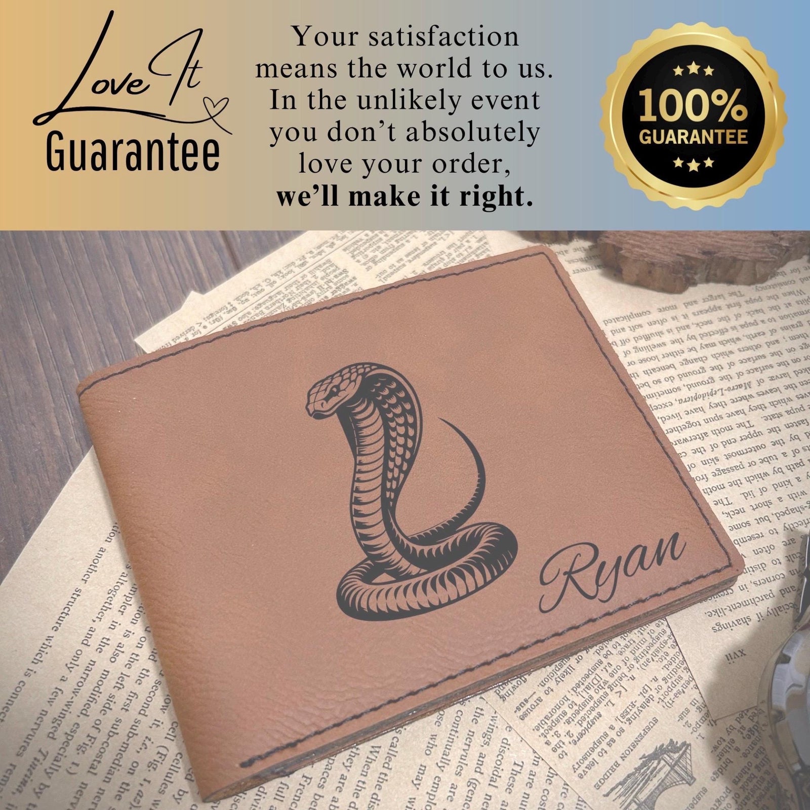 Snake Leather Wallet