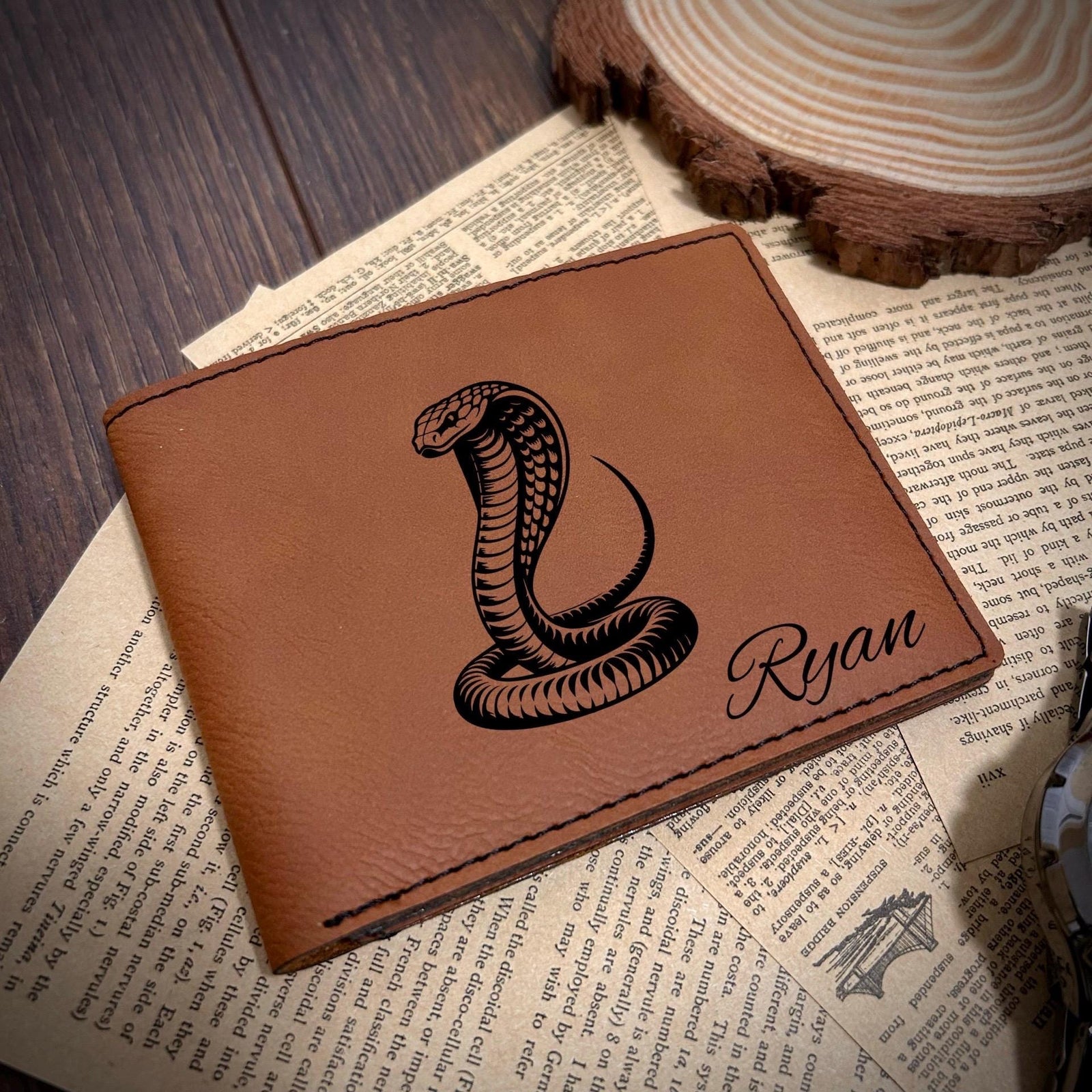 Snake Leather Wallet