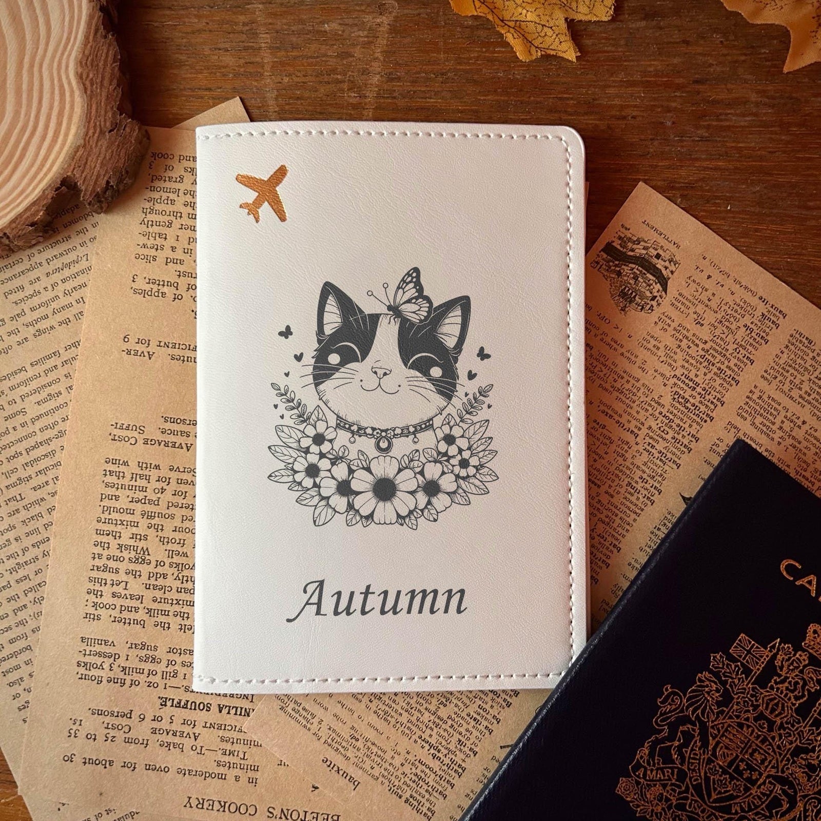 Cute Kitten Passport Cover – Design #43