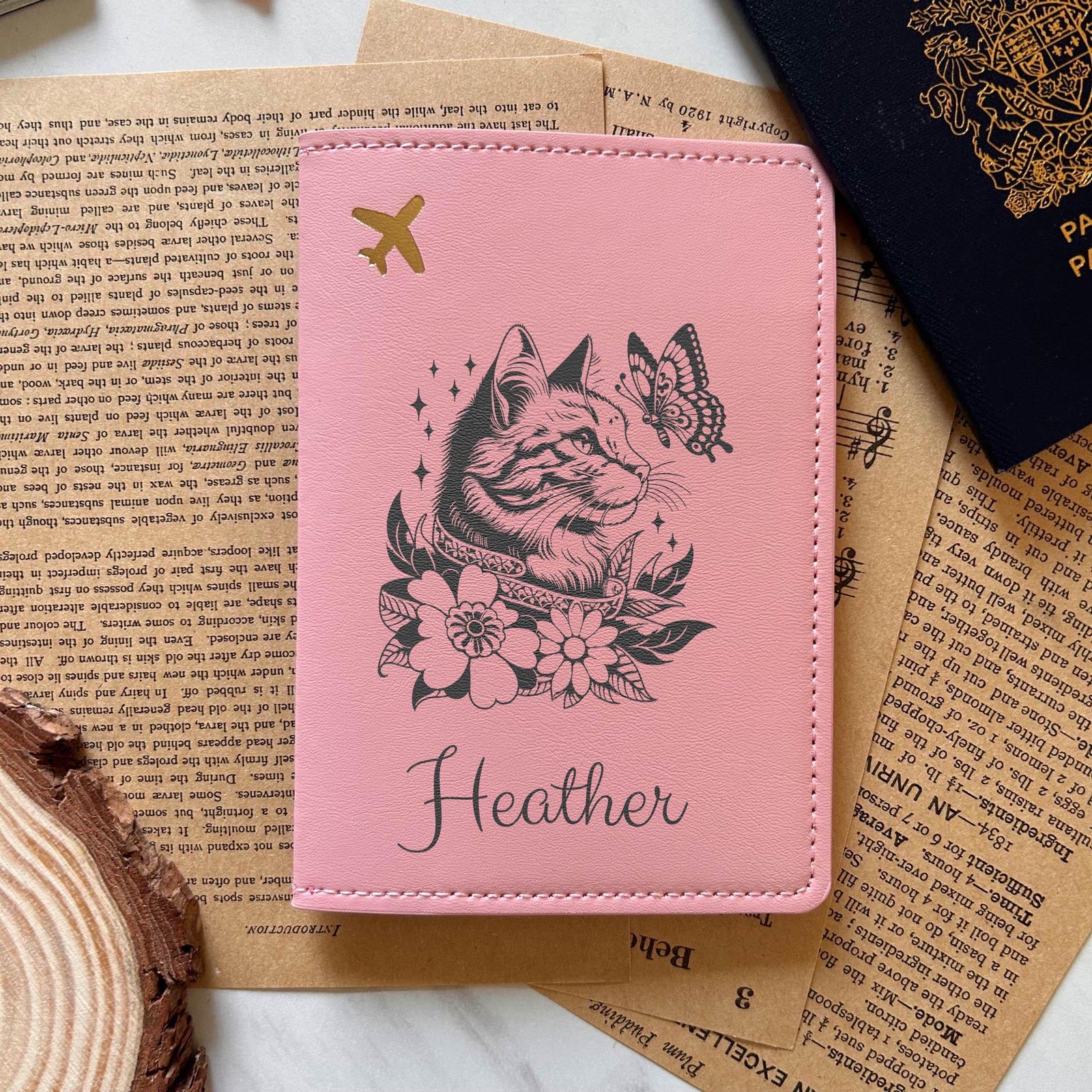 Cat Royalty Passport Cover – Design #45
