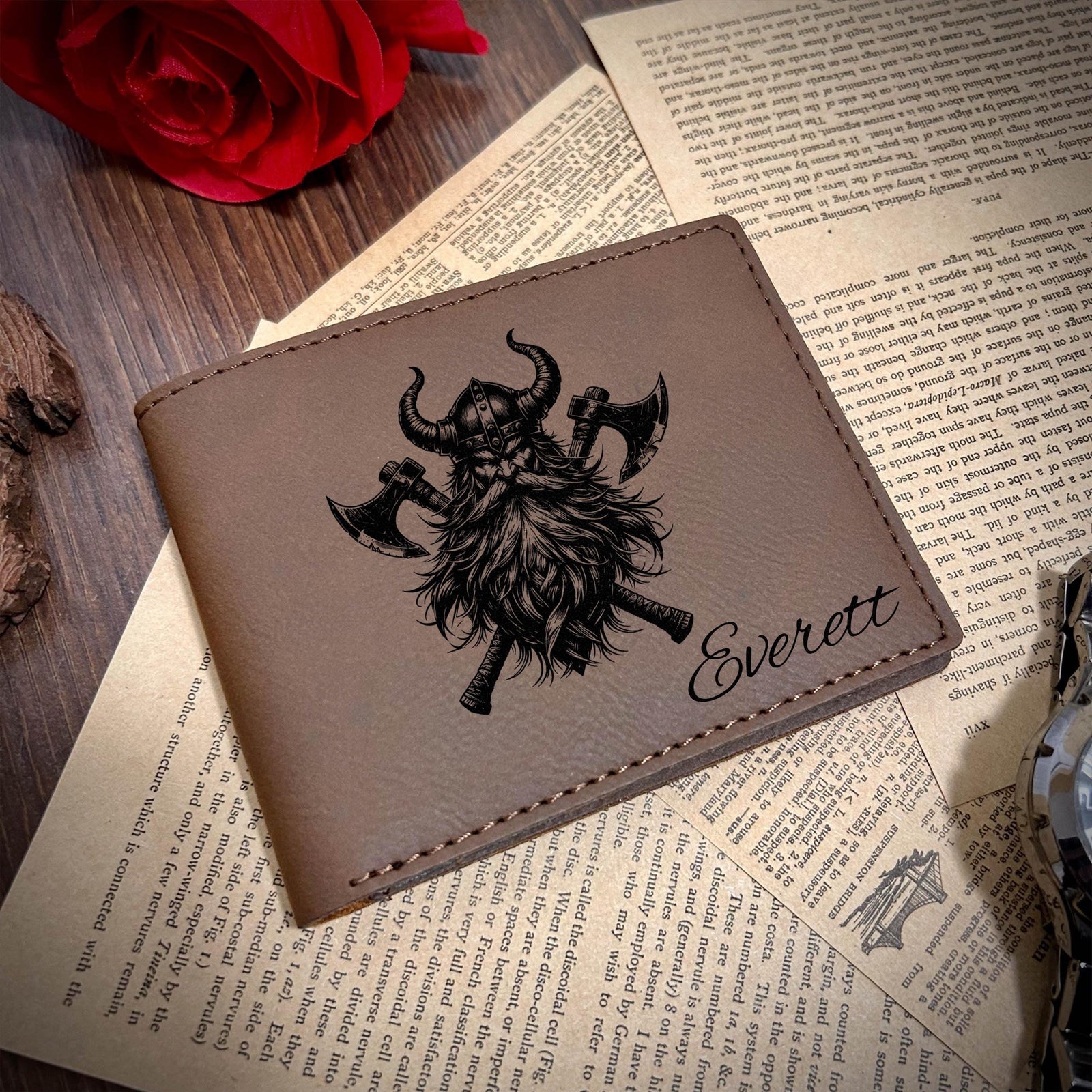 Viking Leather Wallet – Design #29