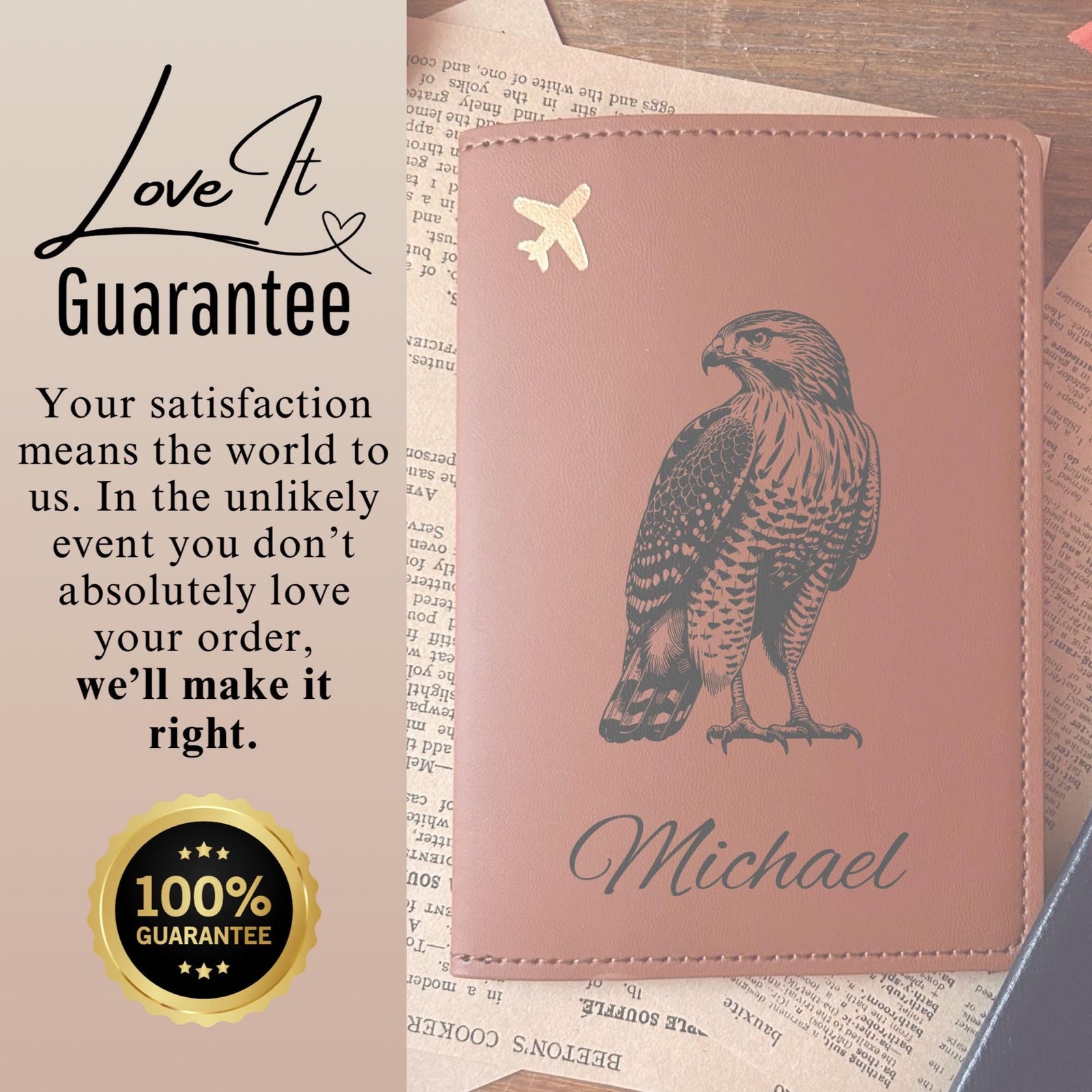 Hawk Passport Cover – Design #20