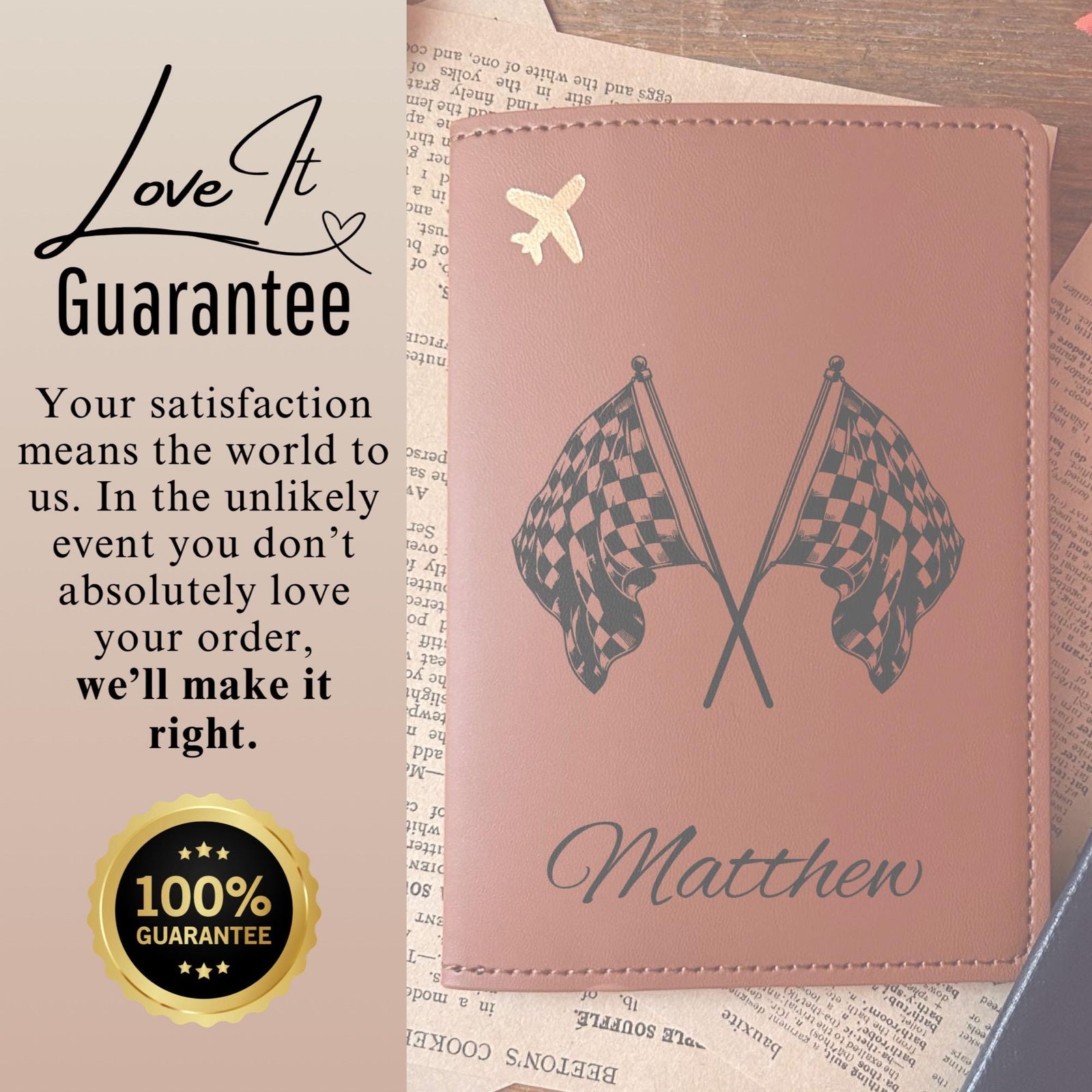 Race Flag Passport Cover – Design #19
