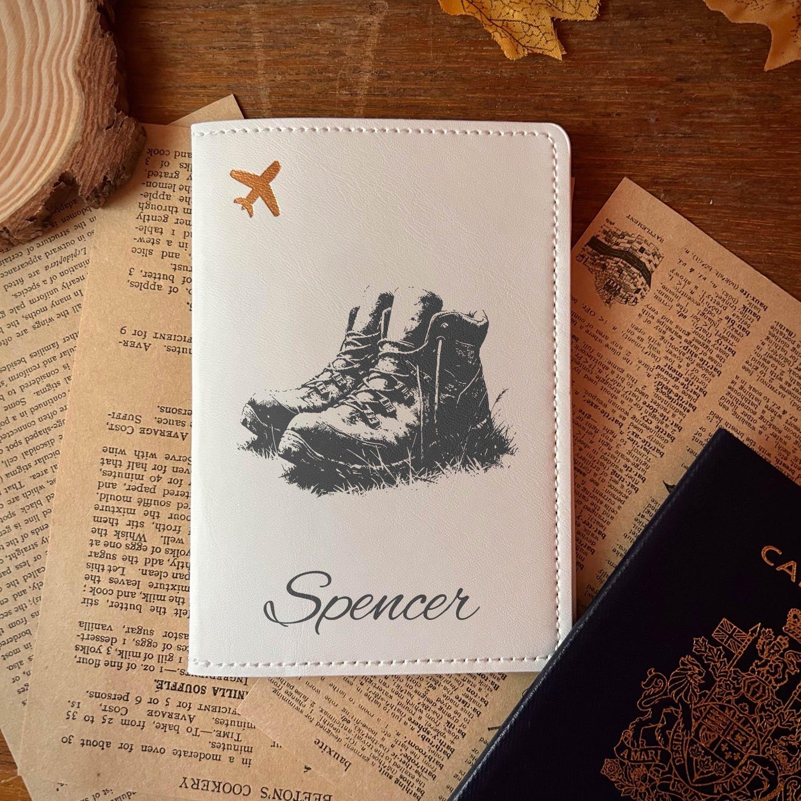 Hiker Boots Passport Cover – Design #15