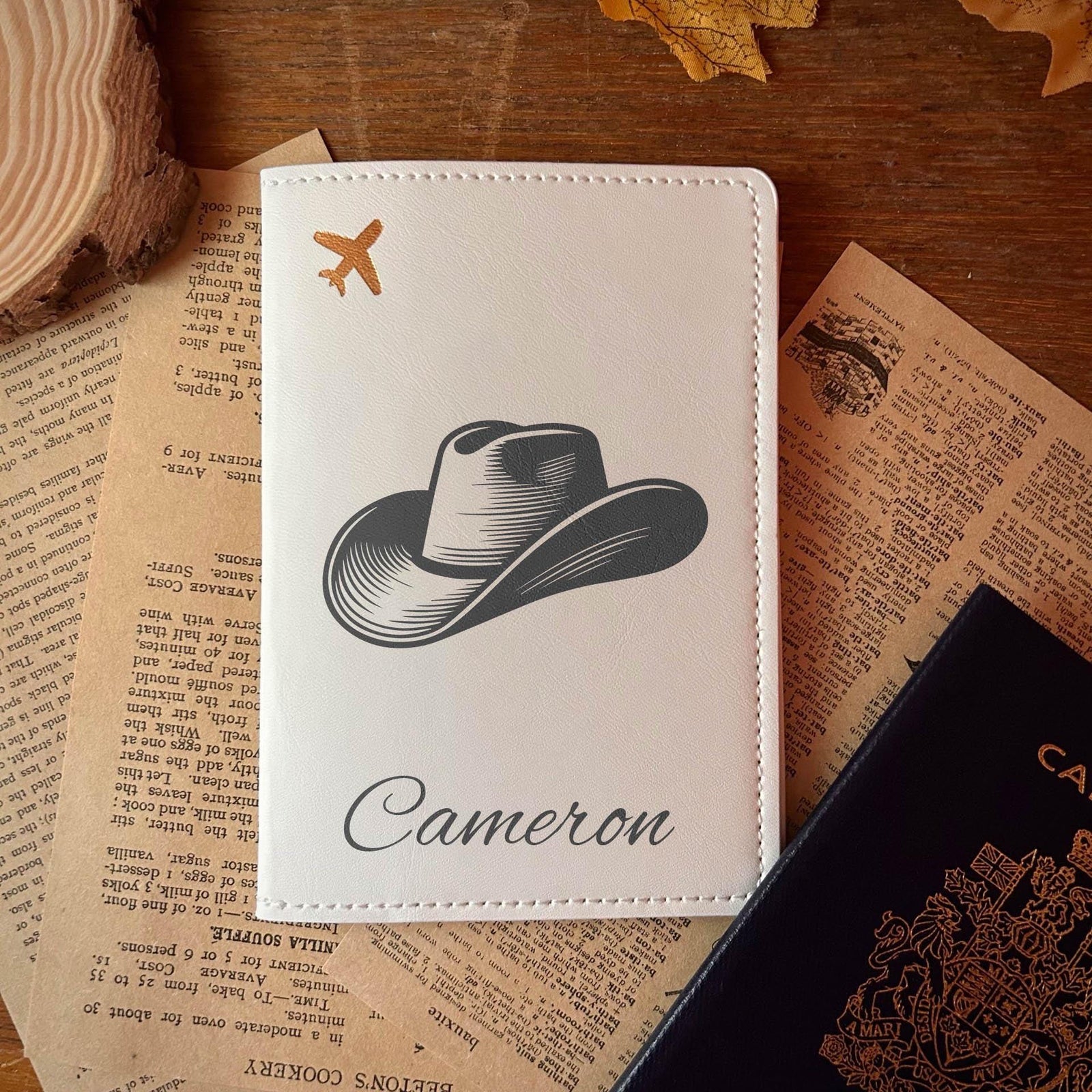 Cowboy Hat Passport Cover – Design #10