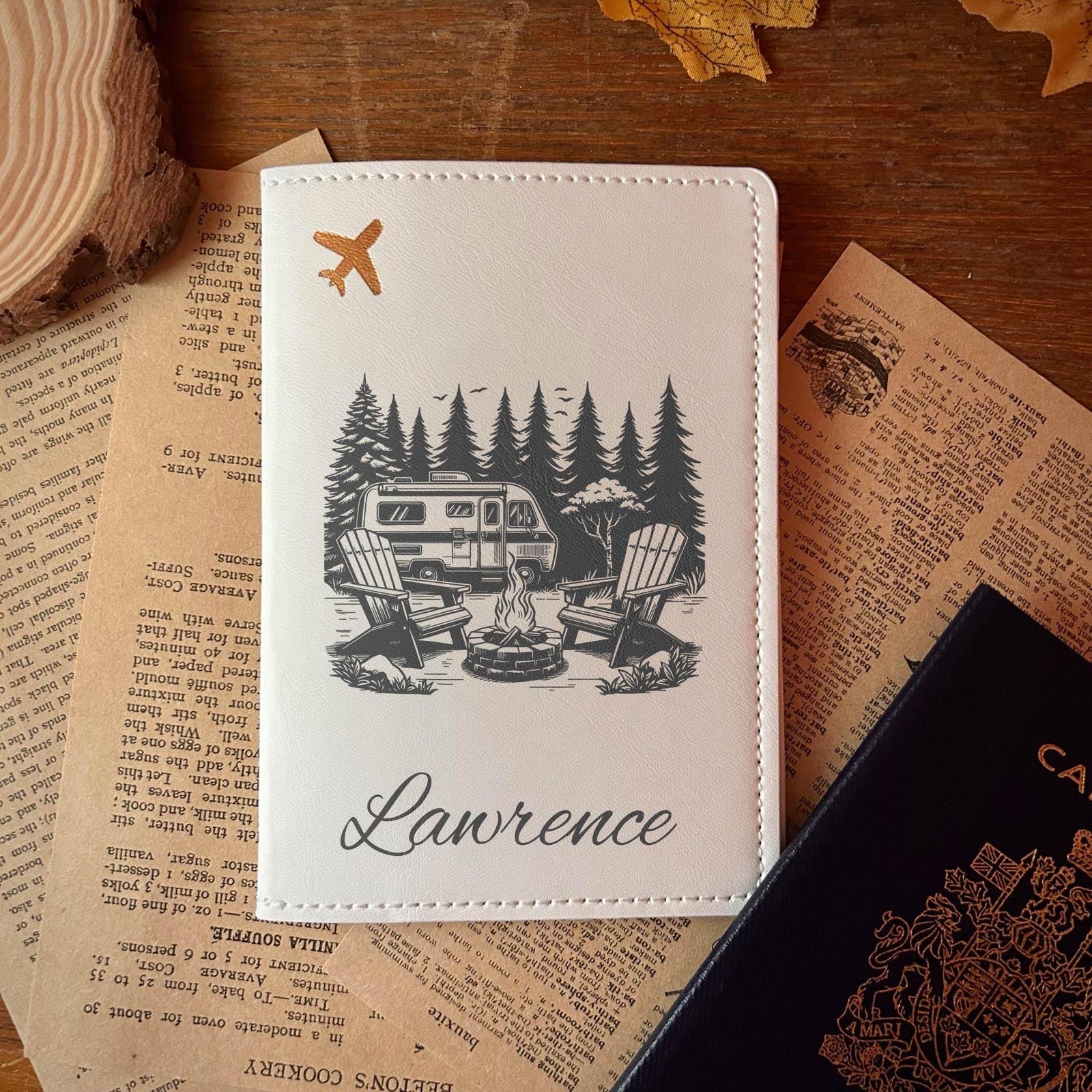 Camping Passport Cover – Design #9