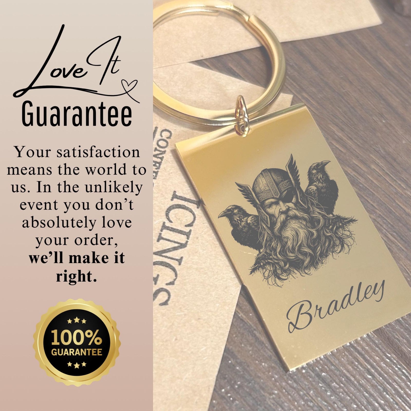 Odin Keychain Stainless Steel