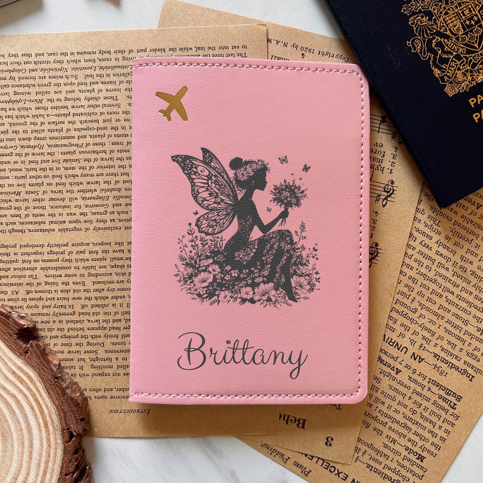 Blossom Fairy Passport Cover – Design #64