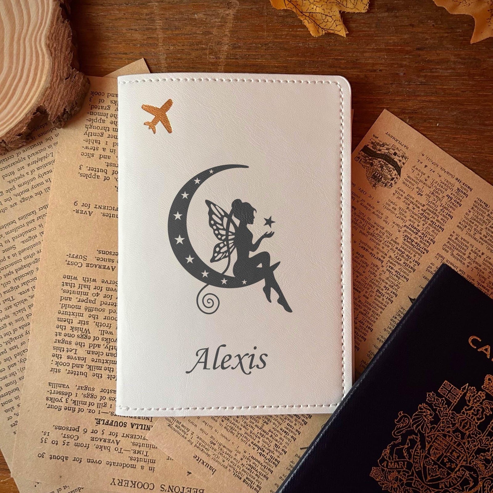 Fairy & Moon Passport Cover – Design #77