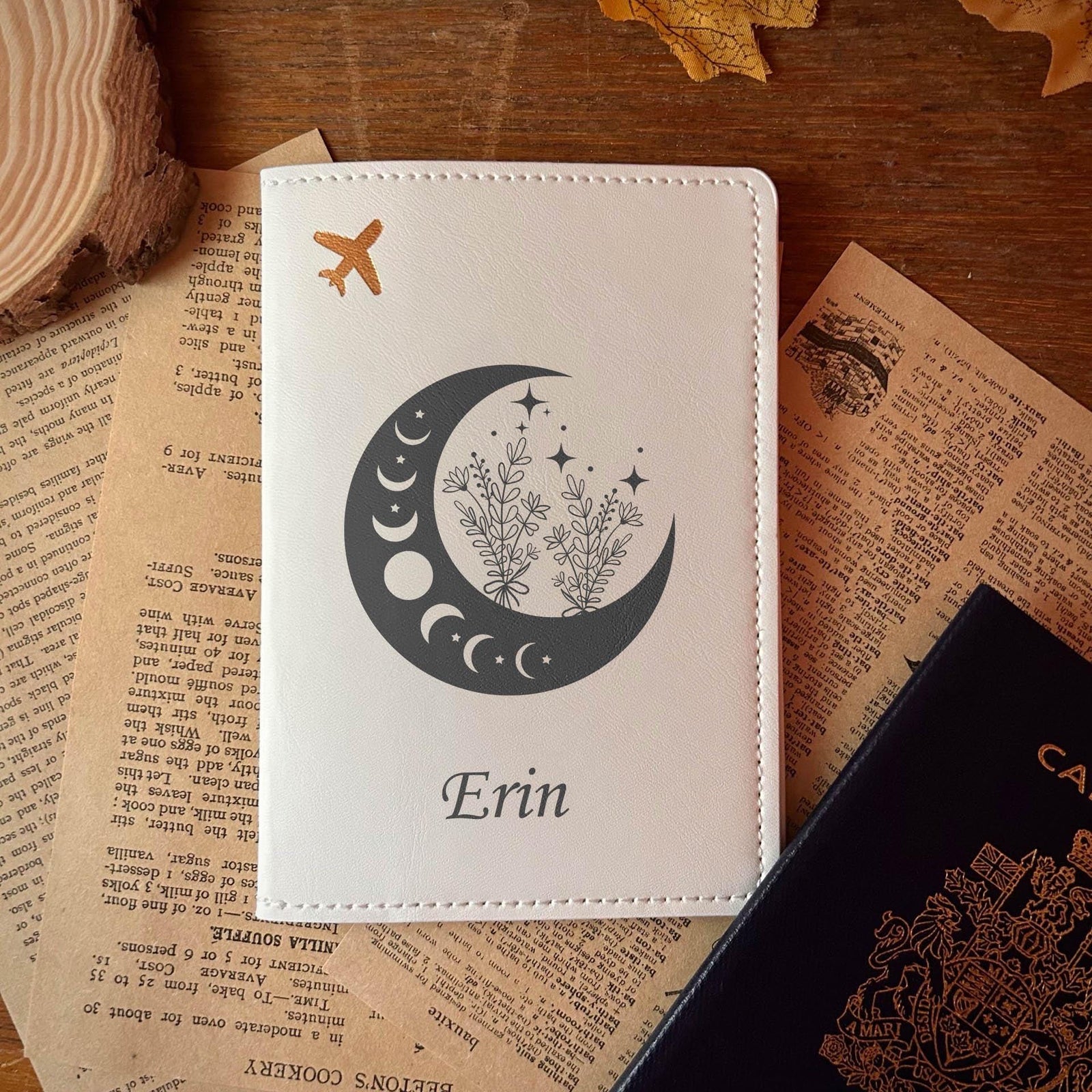 Moon Phases Passport Cover – Design #80