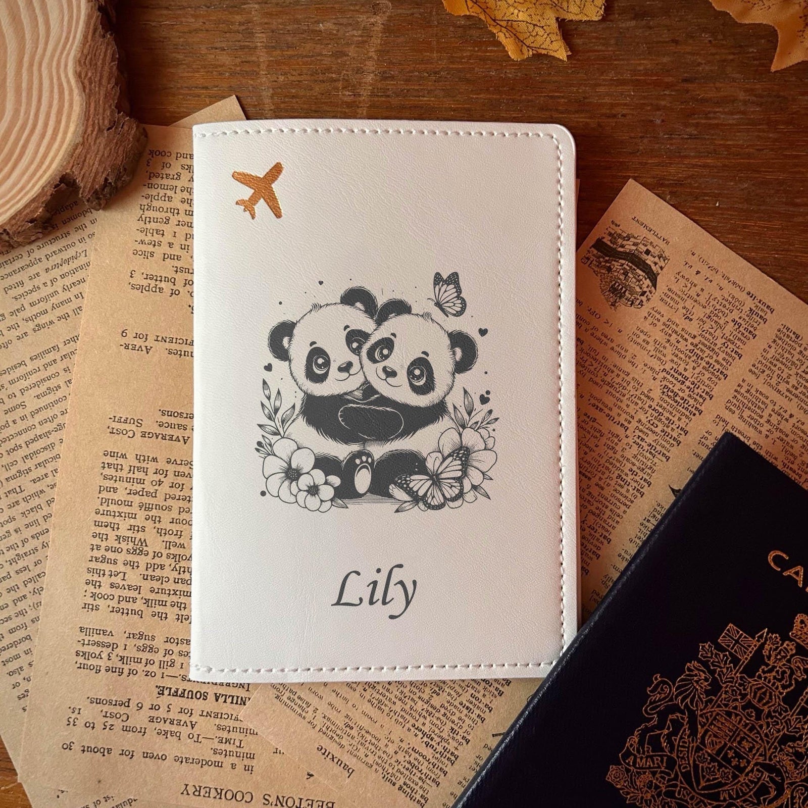 Panda Love Passport Cover – Design #84