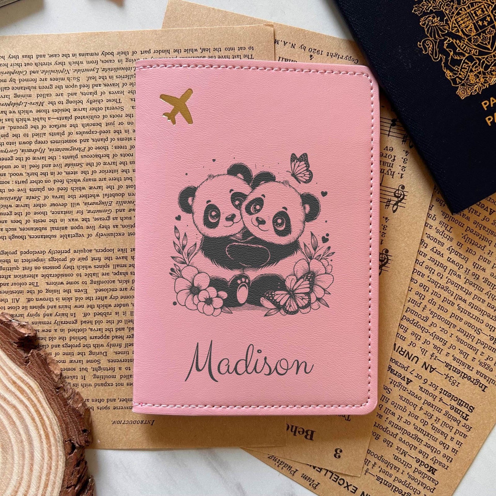 Panda Love Passport Cover – Design #84