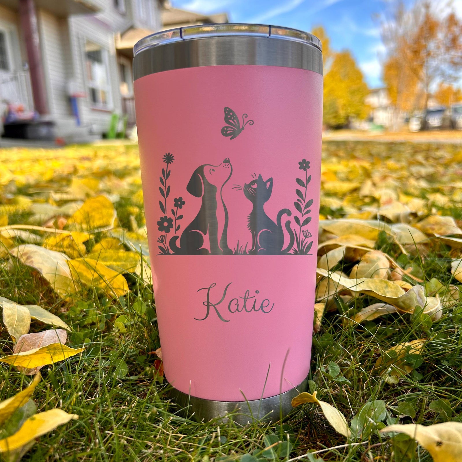 Pet Friendship 20oz Engraved Tumbler